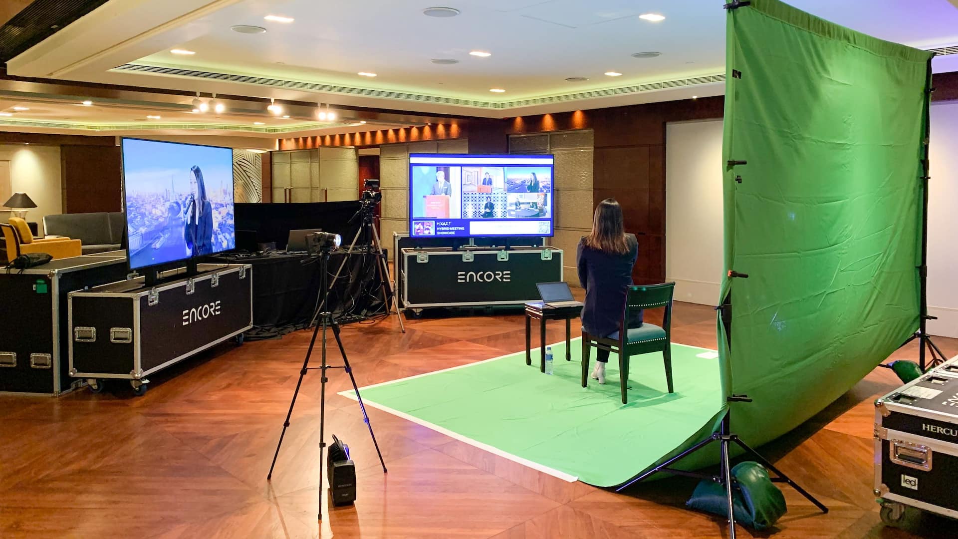 Grand Hyatt Hong Kong Hybrid Meetings The Residence Setup