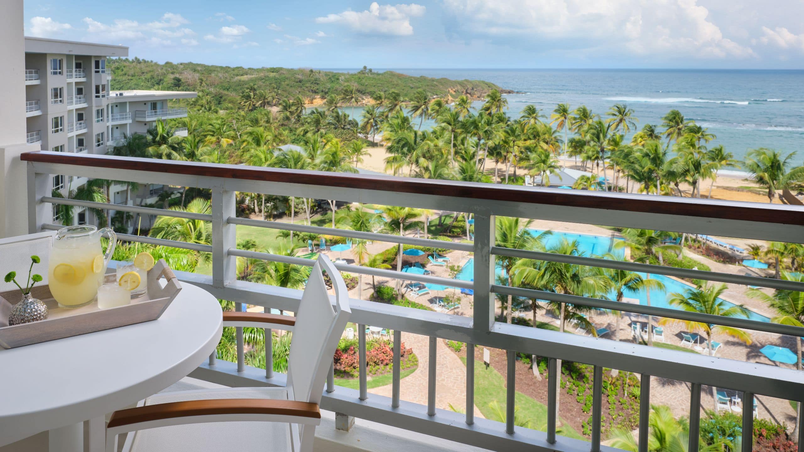2 of 2 Hyatt Residence Club Dorado, Hacienda del Mar Balcony Pool and Ocean View