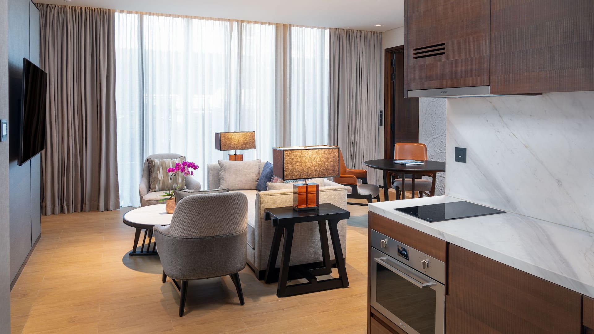 Hyatt Regency Phnom Penh Two Bed Royal Suite Living Area