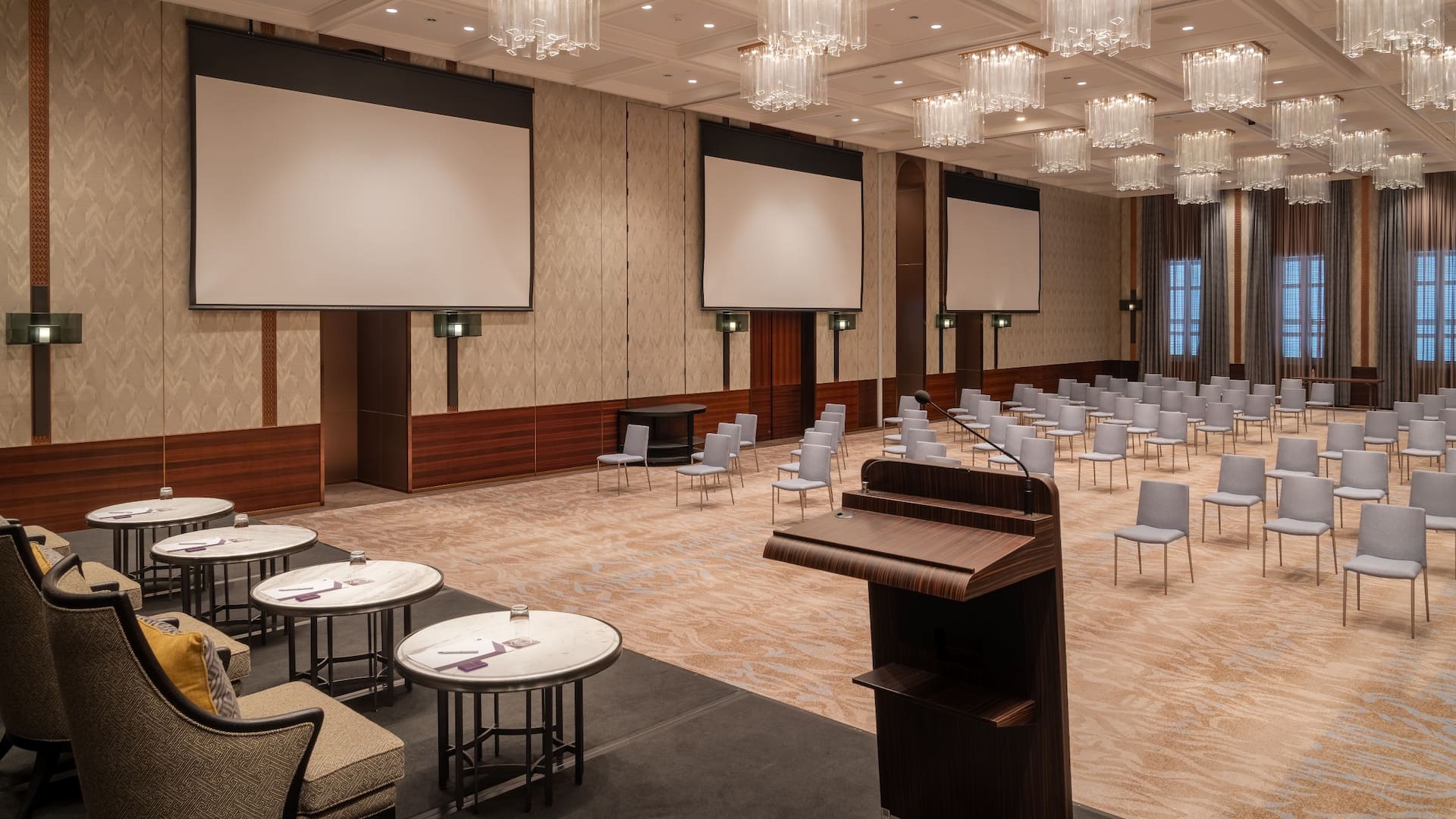 Hyatt Regency Phnom Penh Regency Ballroom Theatre Podium