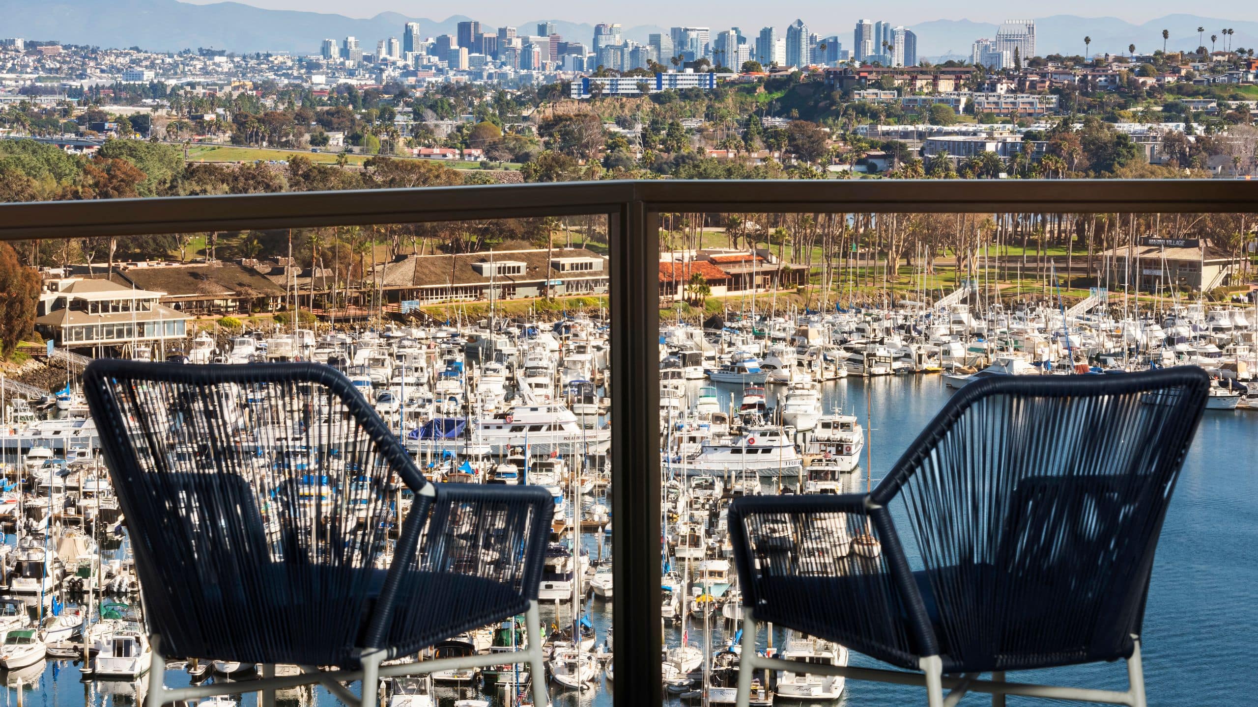 Hyatt Regency Mission Bay Spa and Marina Marina Balcony View