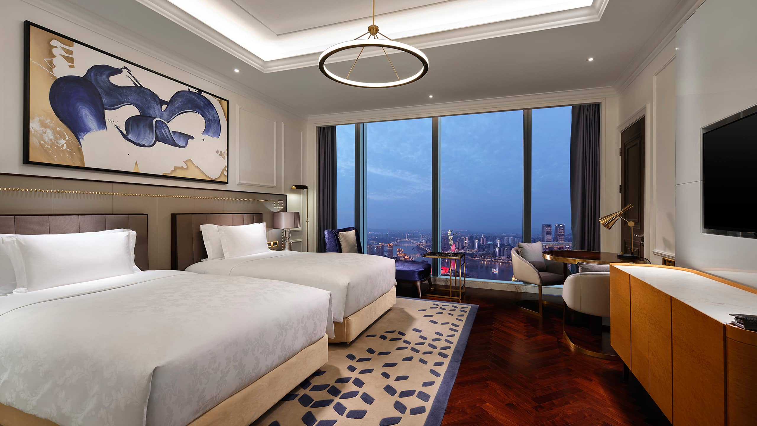 The Lixury Hotel Executive Twin Guestroom View