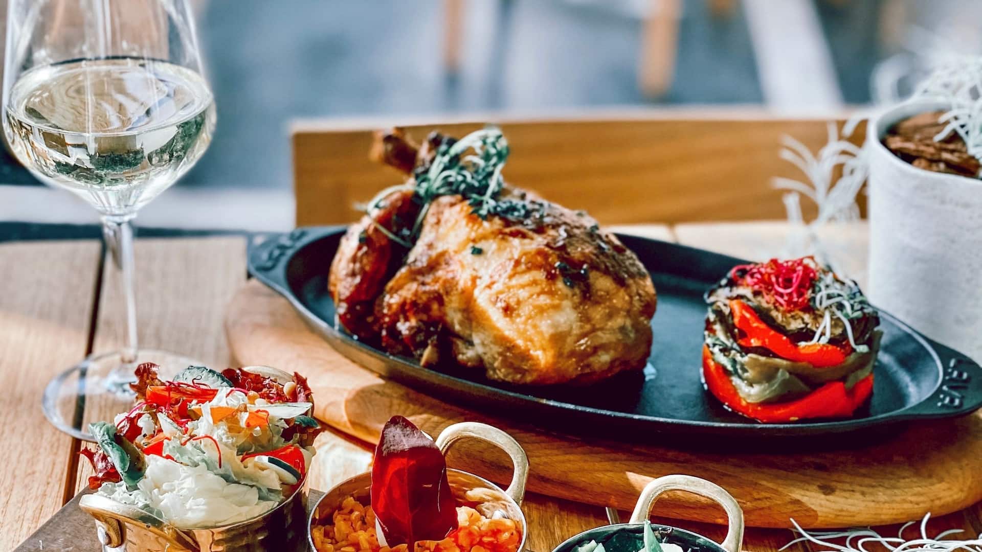 Hyatt Regency Casablanca Cafe M Roasted Chicken Terrace