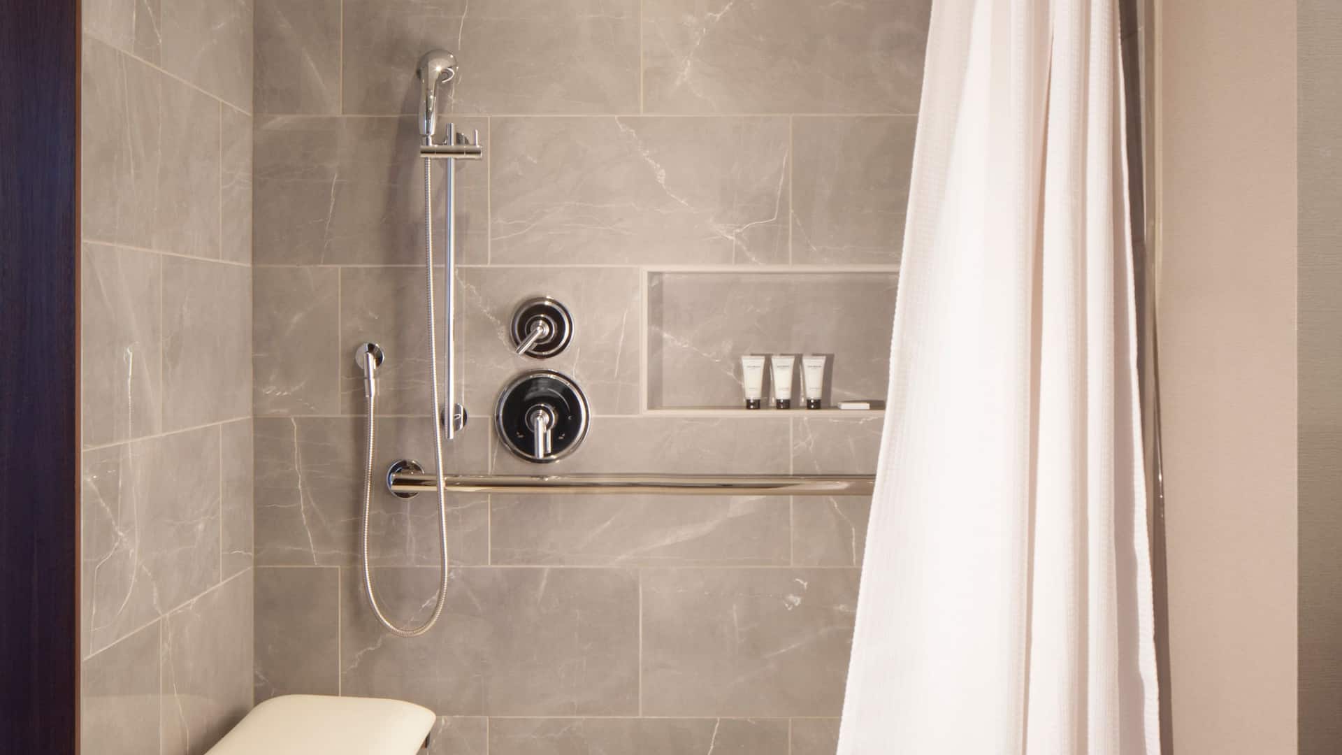 1/4 Grand Hyatt Nashville ADA Bathroom Shower