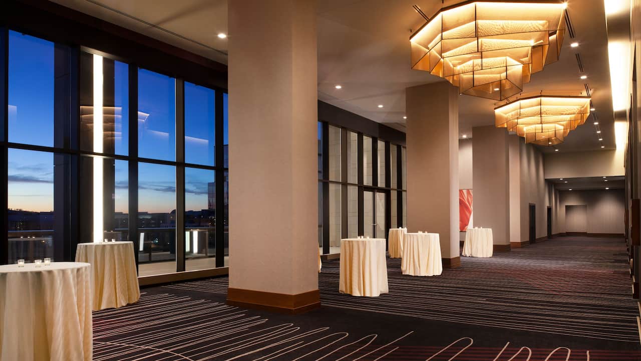Large hotel event space inside Grand Hyatt Nashville