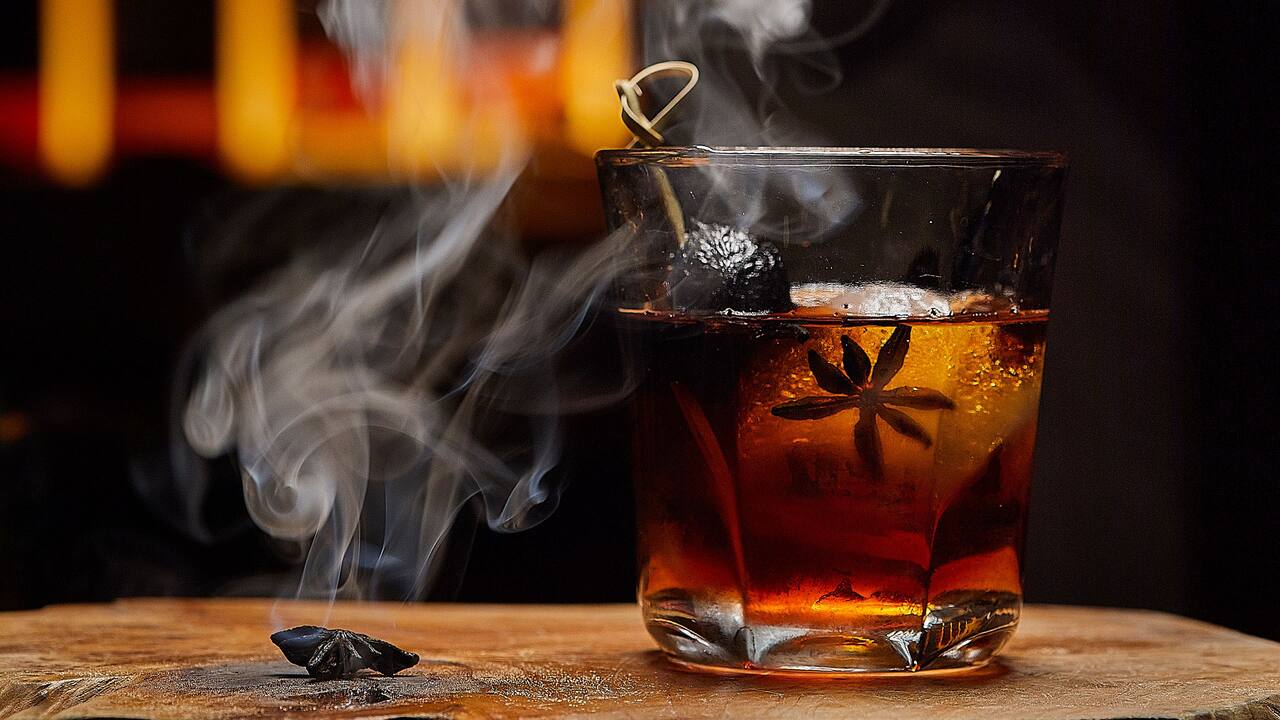 Cure Bar Cocktail Smoke