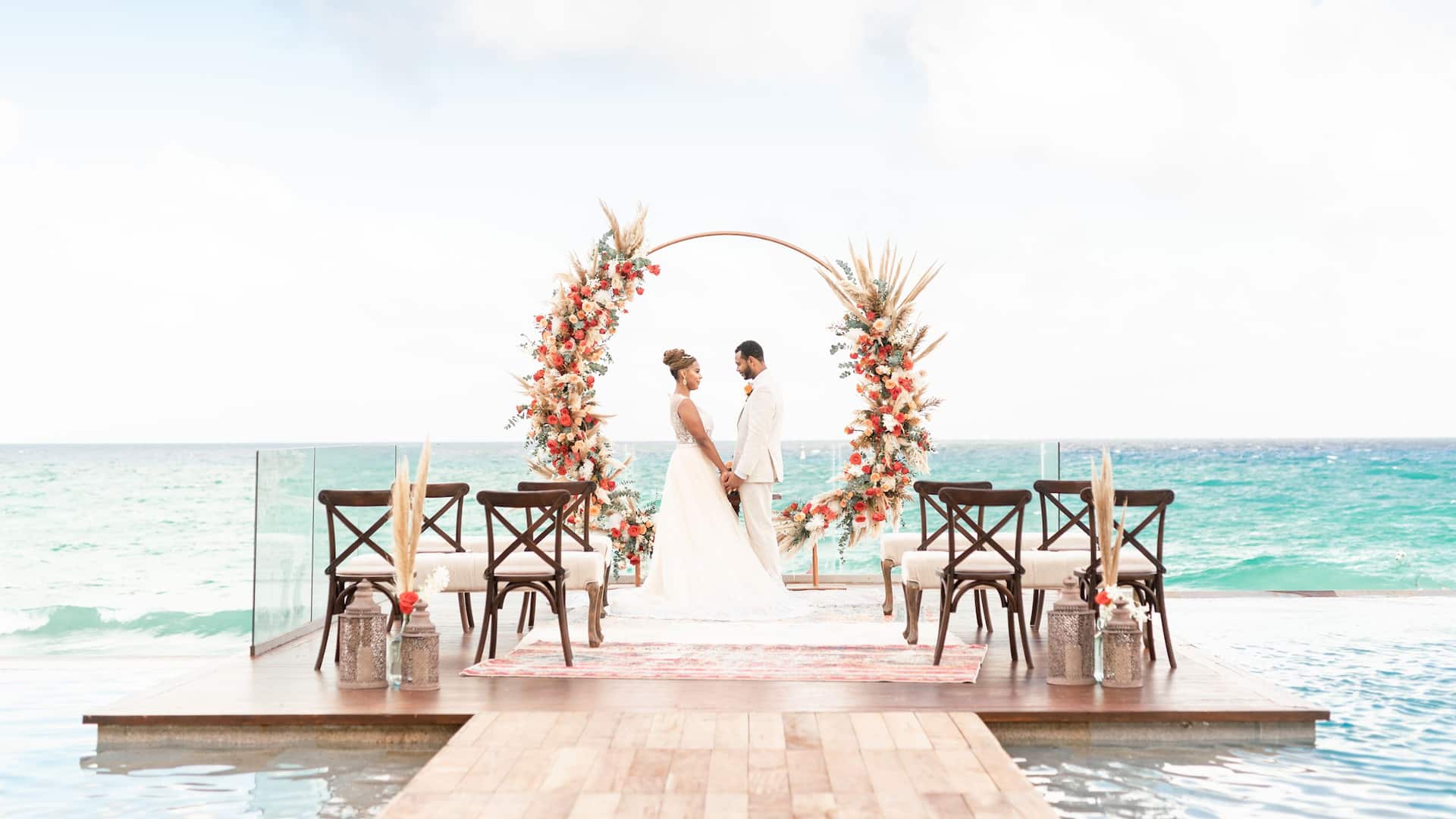 Oceanfront wedding venue in Playa del Carmen Resort 