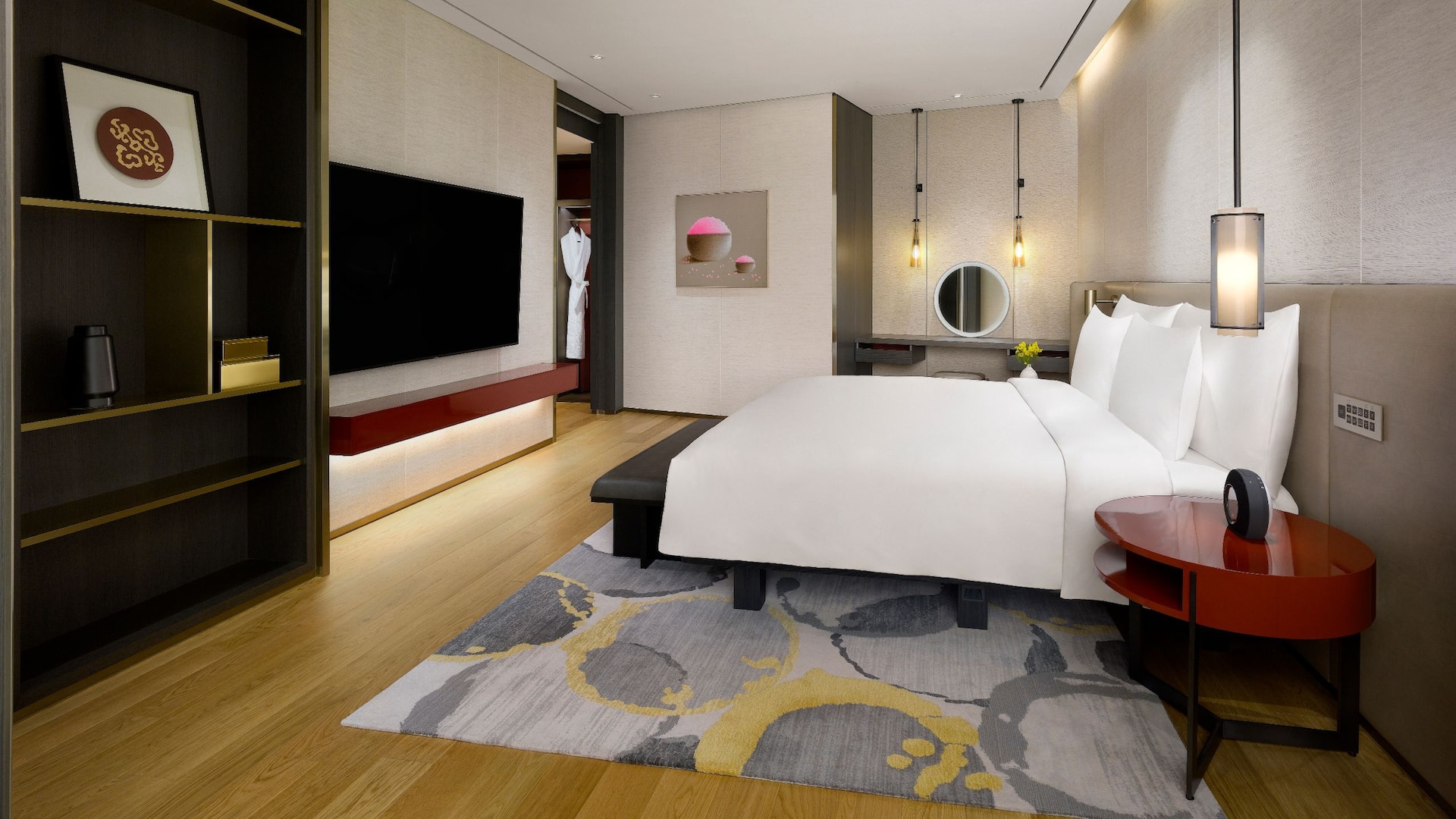 1 de 3 Grand Hyatt Jeju Grand Suite King Bed