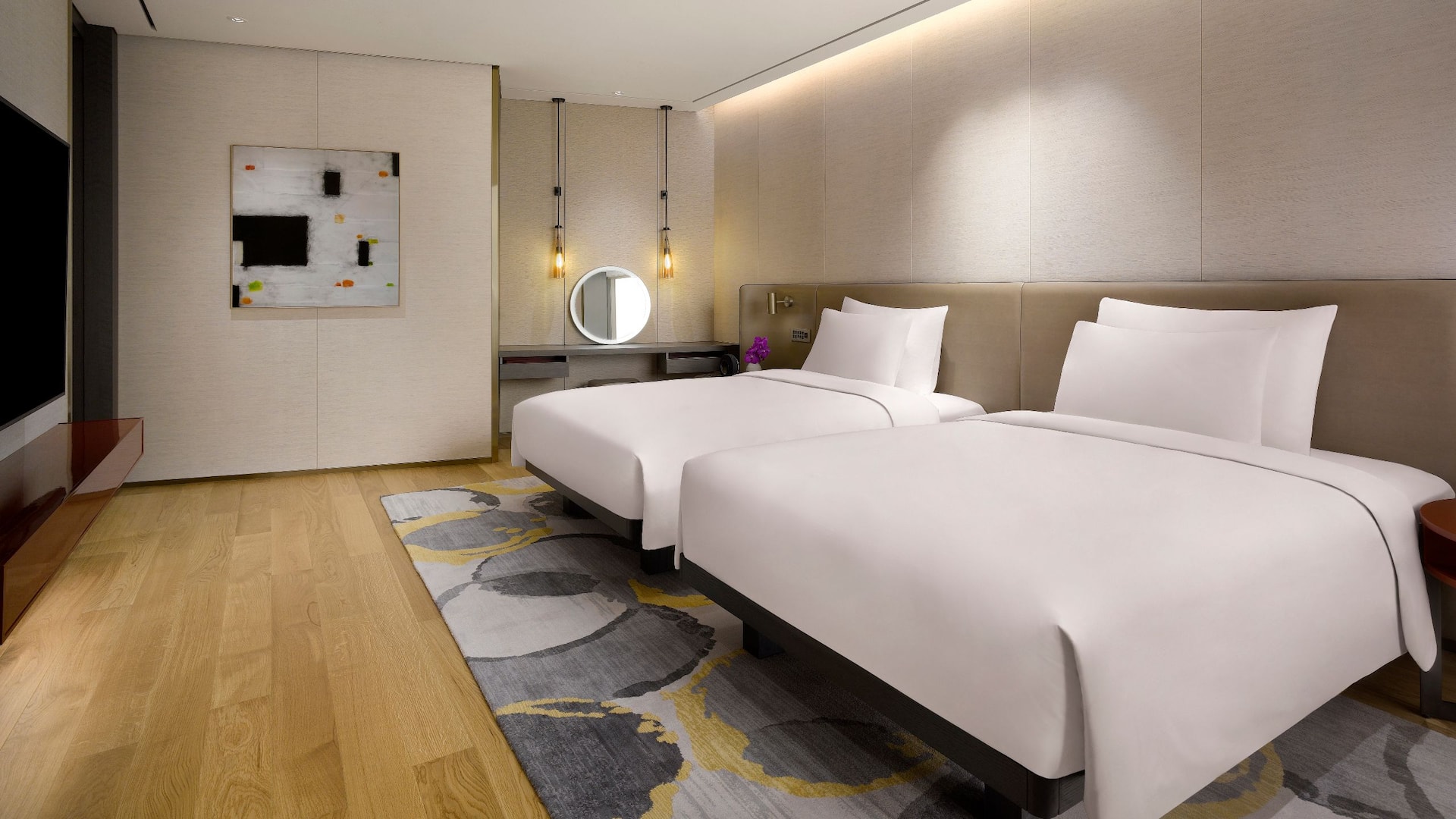1 de 3 Grand Hyatt Jeju Grand Suite Twin Bed