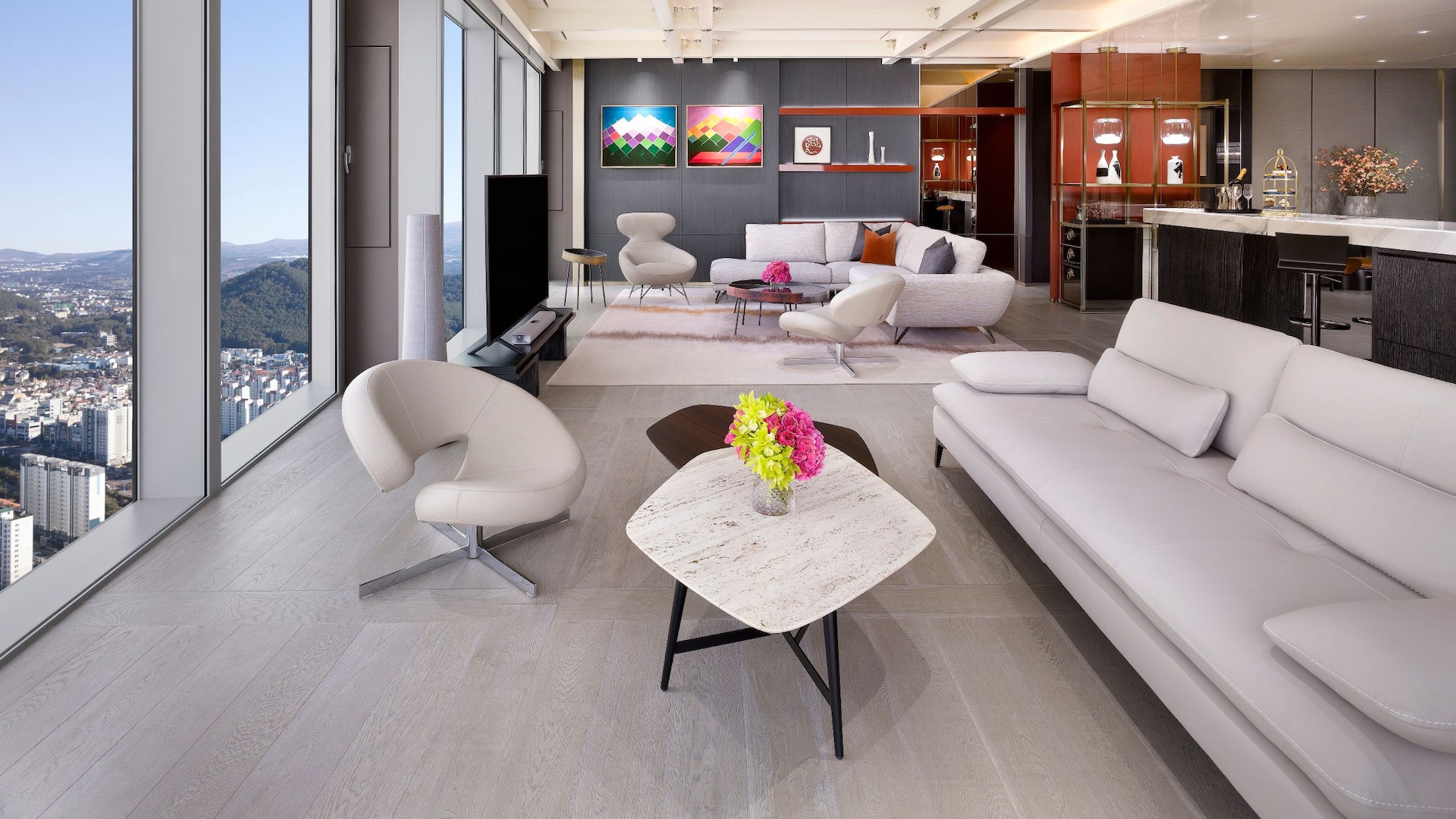 1 de 3 Grand Hyatt Jeju Presidential Suite Living Room 2 With Fb Main Visual