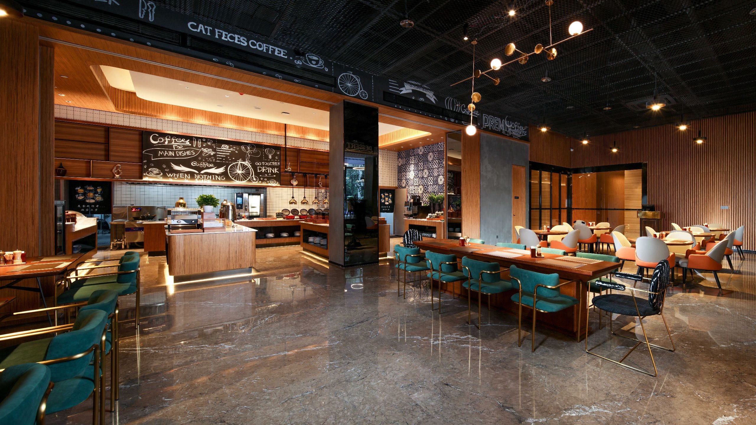 UrCove Chengdu City Center Buffet Restaurant Seating