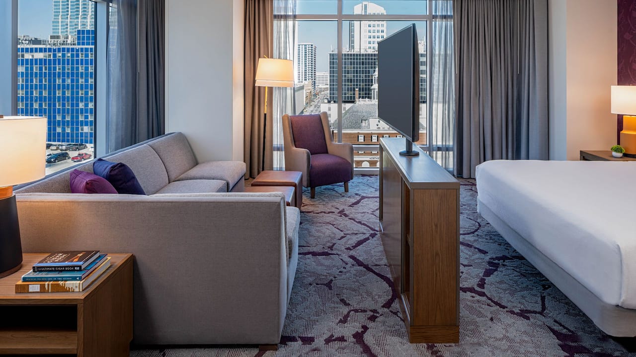 City View Studio Suite at Hyatt House Tampa Downtown