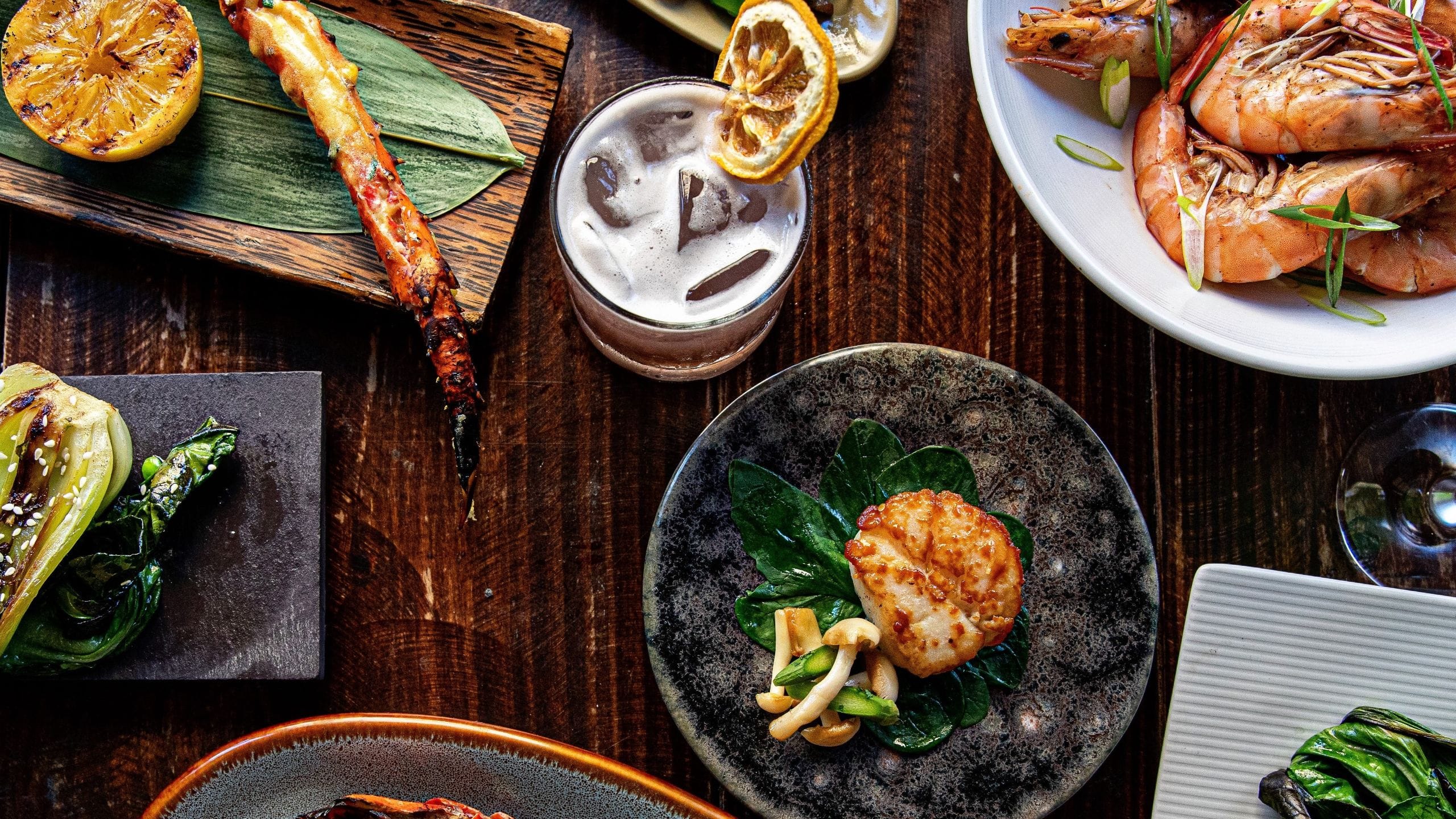 Hyatt Centric Charlotte SouthPark Mizu Dishes Overhead