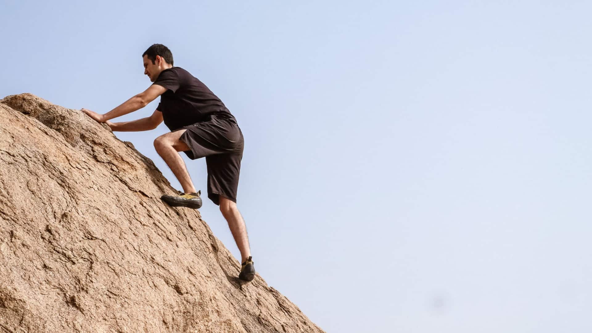 Hyatt Place Hampi Man Boulder Climbing