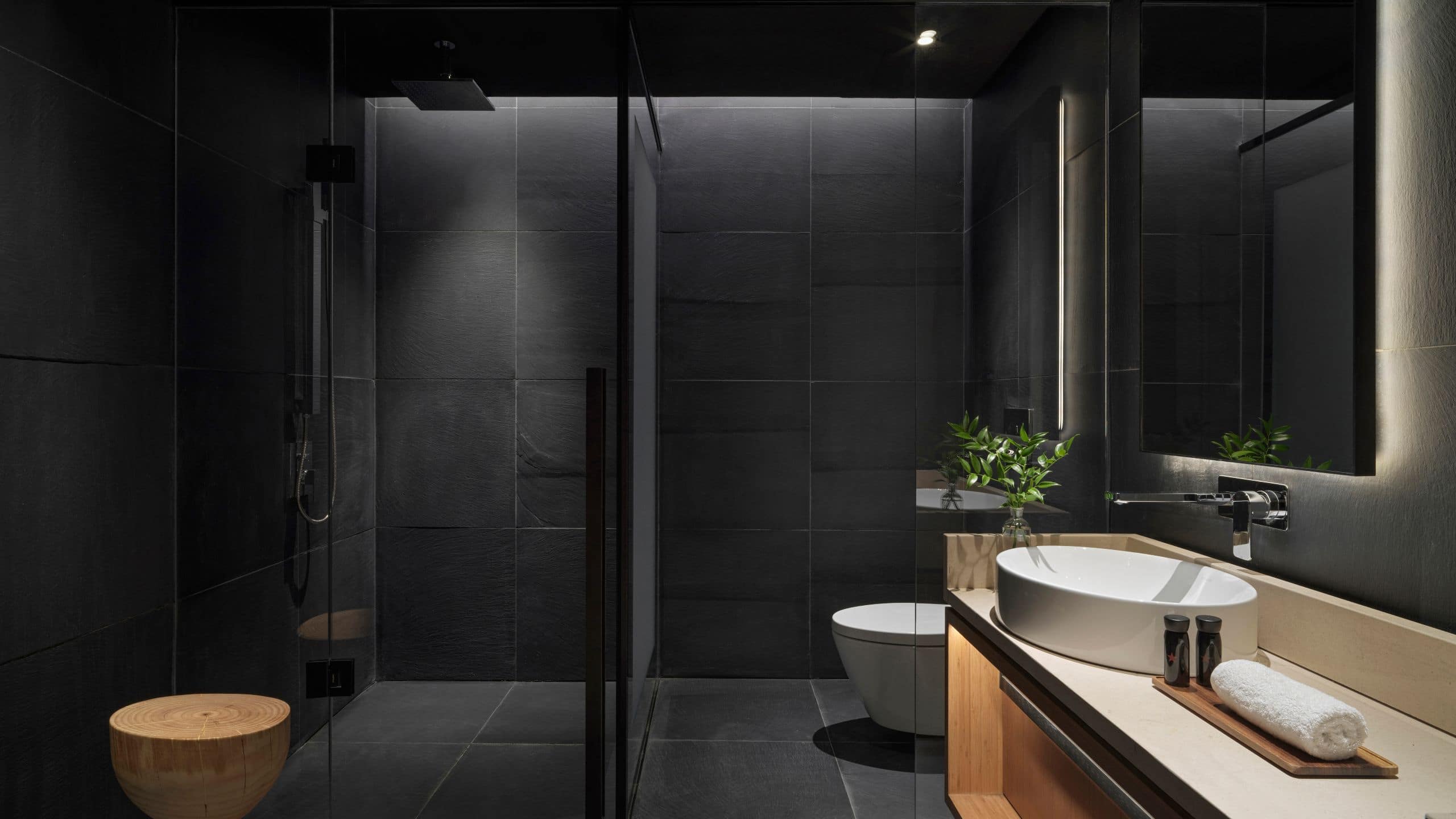 第 2，共 3 Commune By The Great Wall Bamboo Wall Bathroom