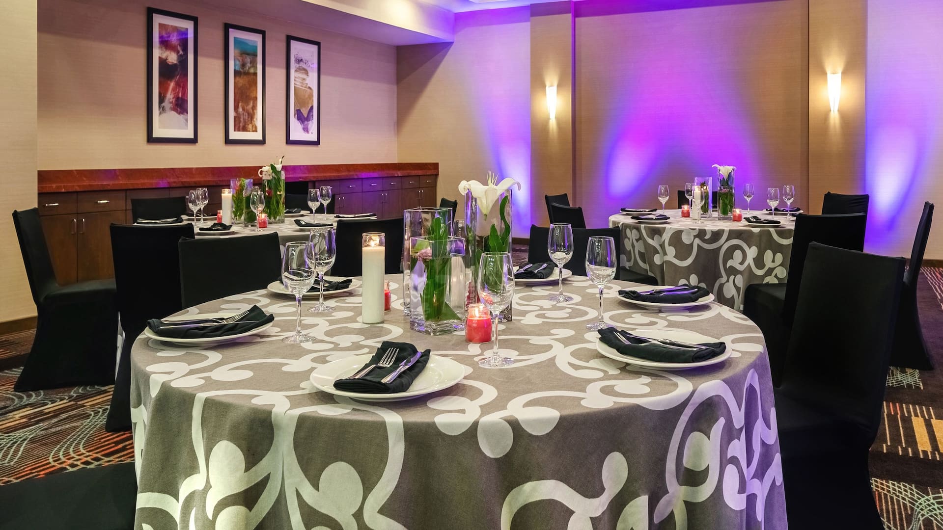 Hyatt Place Los Cabos Meeting Room Tables Set Up