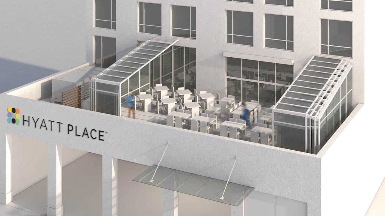 The Terrace seating area 