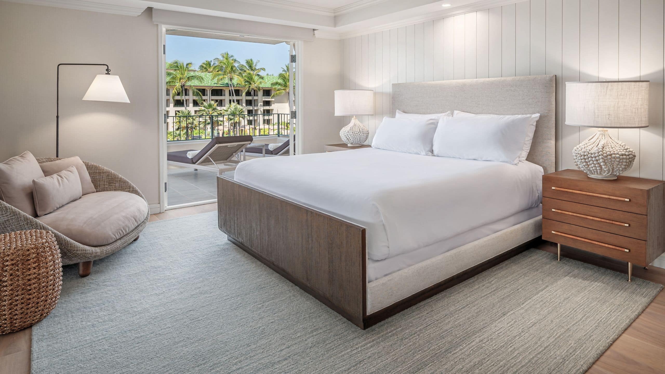 Grand Hyatt Kauai Resort & Spa Kauai Royal Suite Bedroom Shiplap