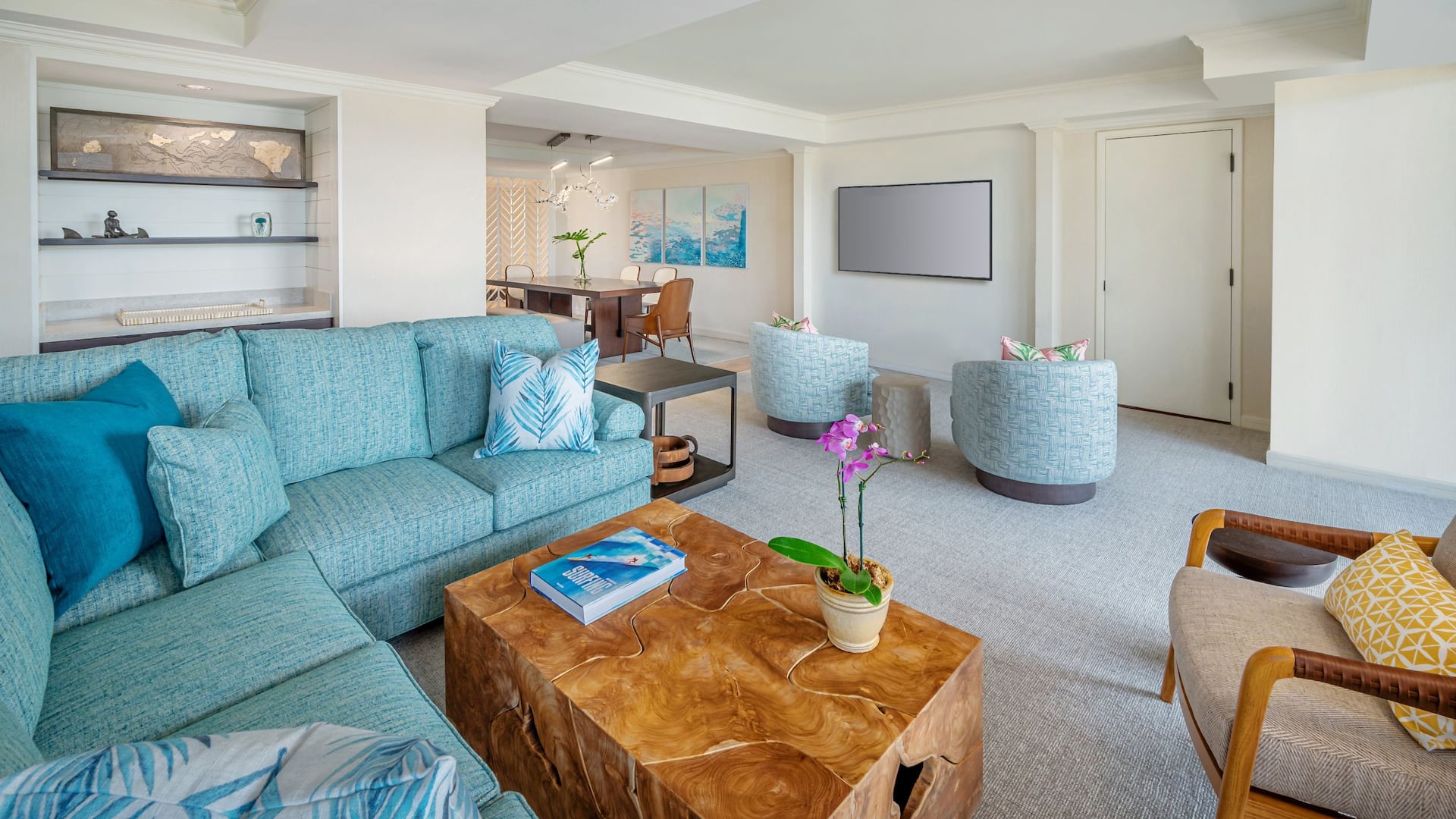 Grand Hyatt Kauai Resort & Spa Kauai Royal Suite Living Dining