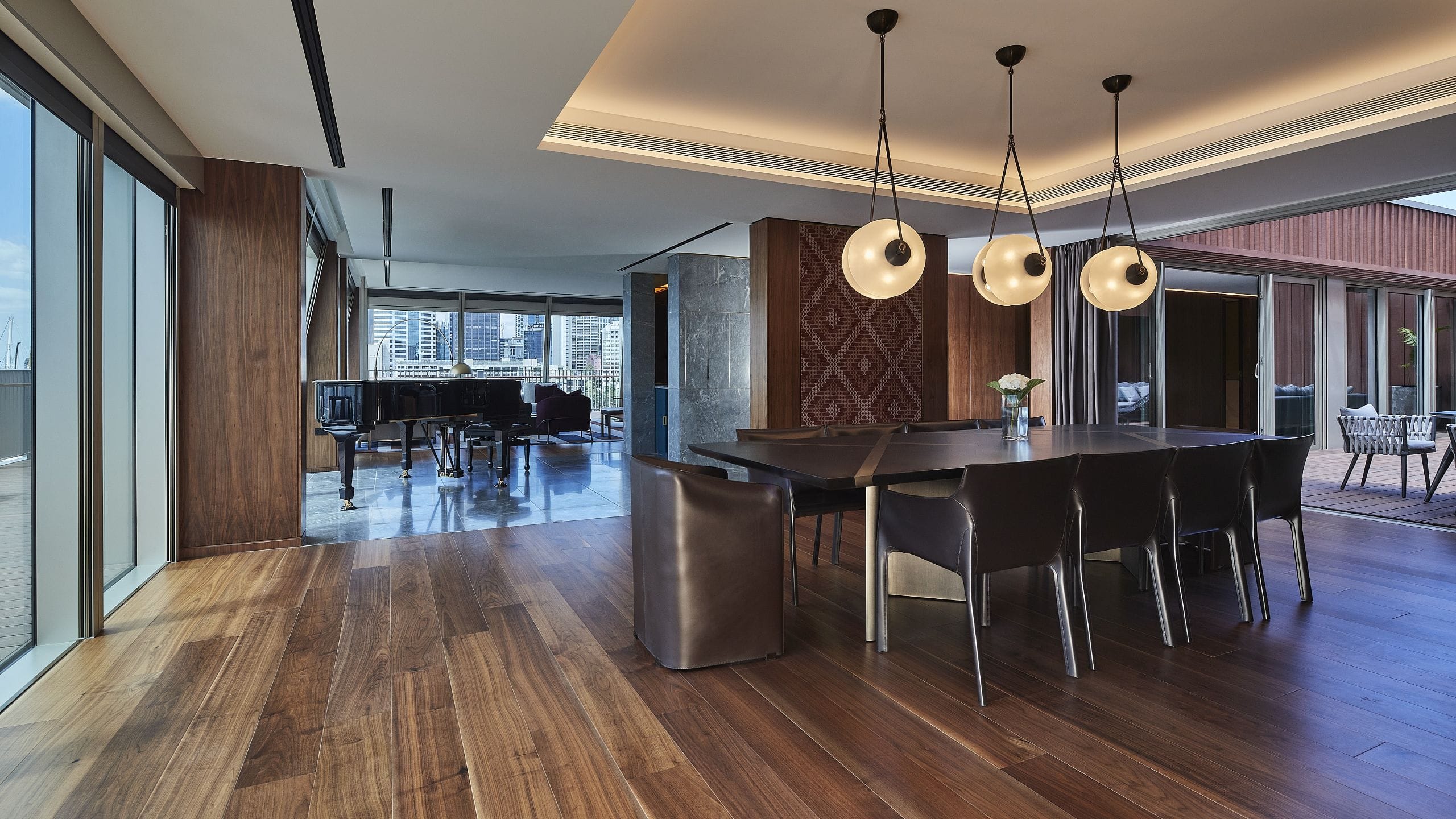 2/6 Park Hyatt Auckland Presidential Suite Lounge Dining