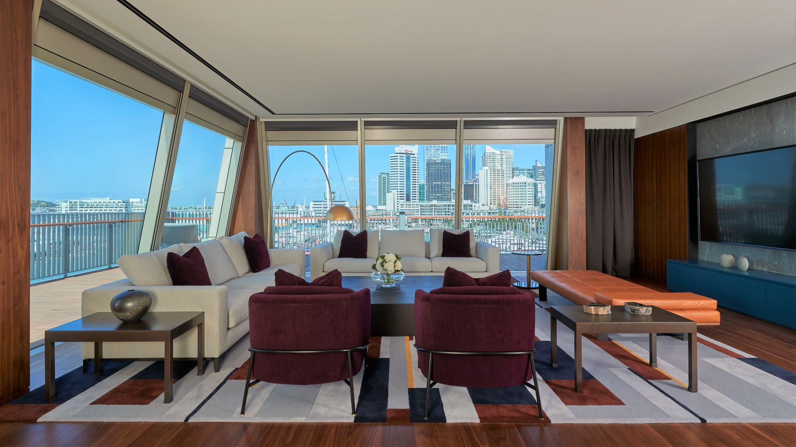 4/6 Park Hyatt Auckland Presidential Suite Lounge View