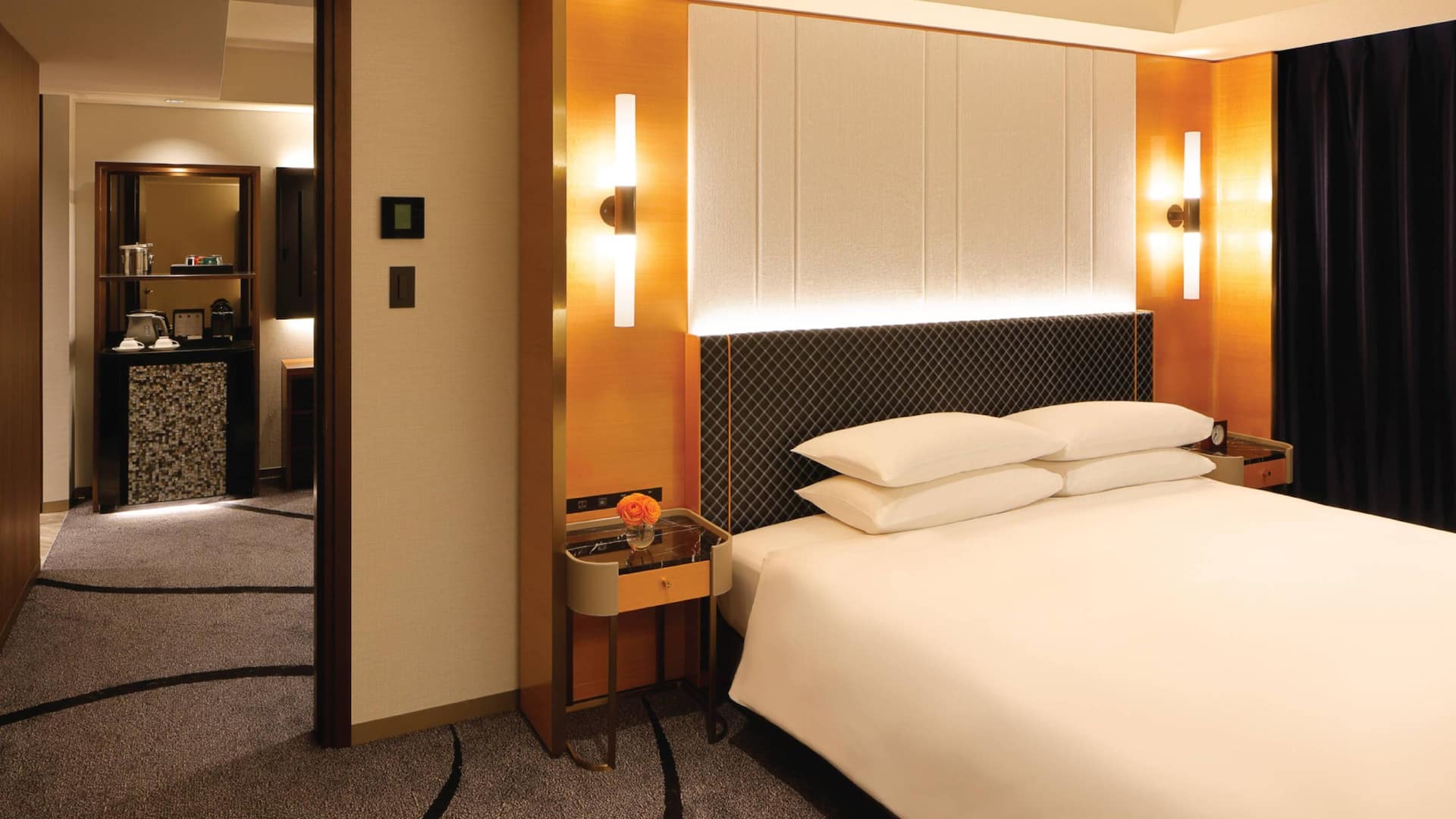 Hyatt Regency Tokyo Bay Regency Suite King Bedroom Minibar