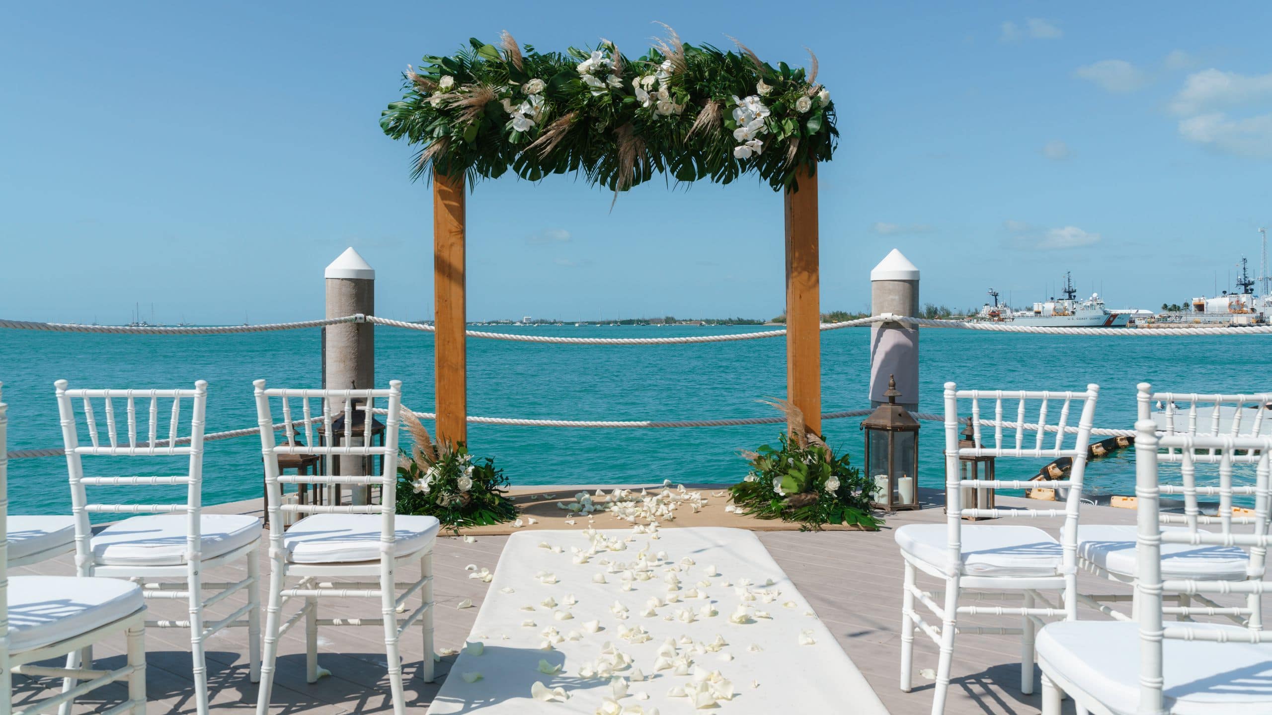Hyatt Centric Key West Resort & Spa Dock Wedding Ceremony