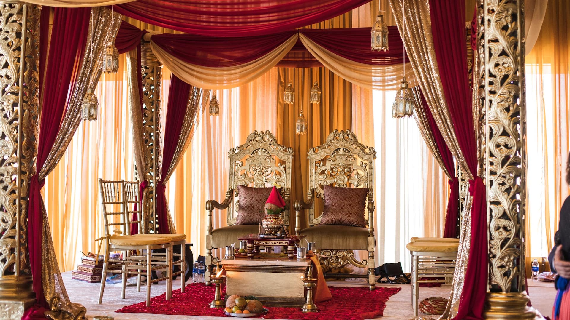 Grand Hyatt Denver Indian Wedding Setup