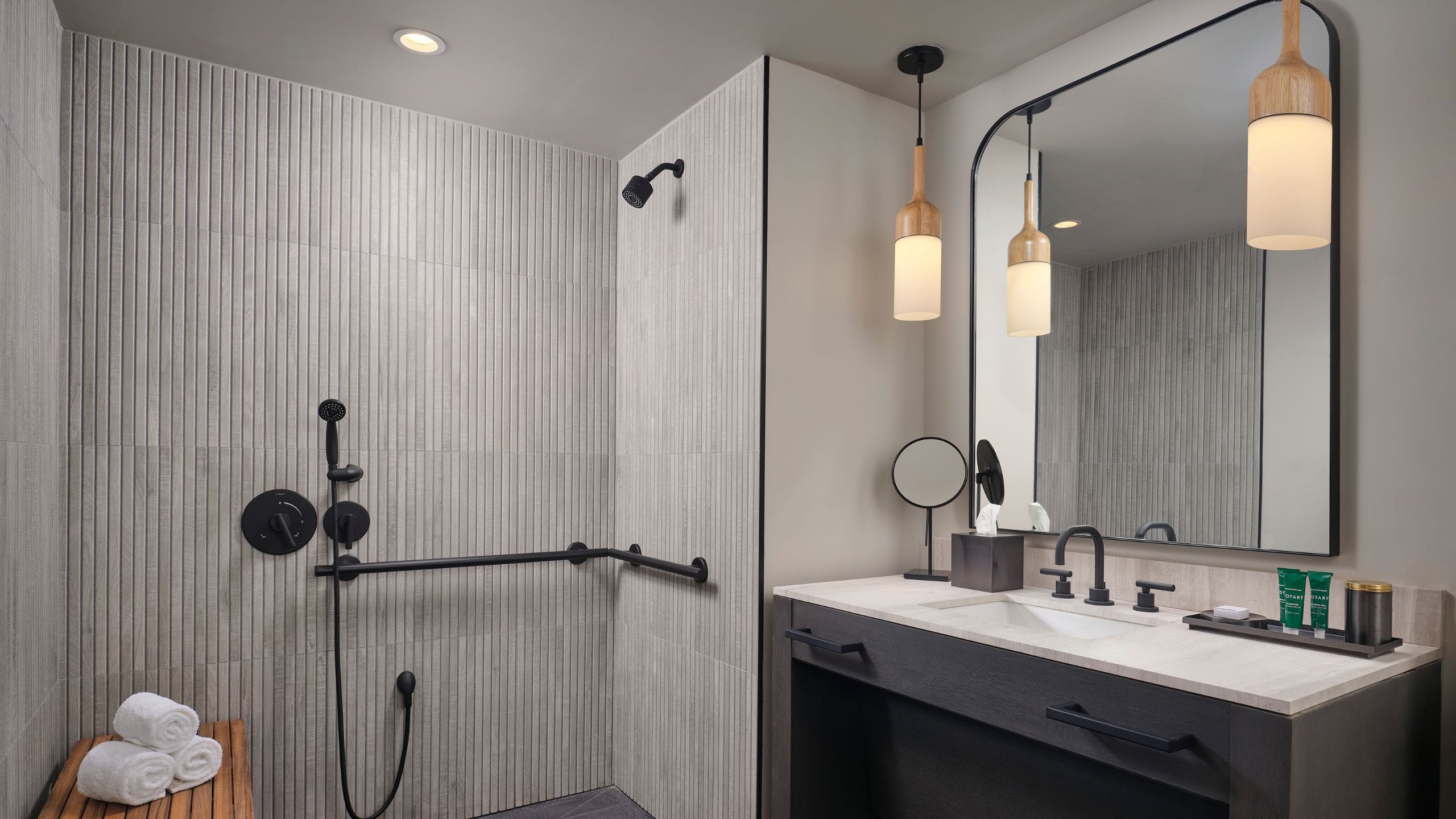 2 of 3 Alila Marea Beach Resort Encinitas ADA Shower