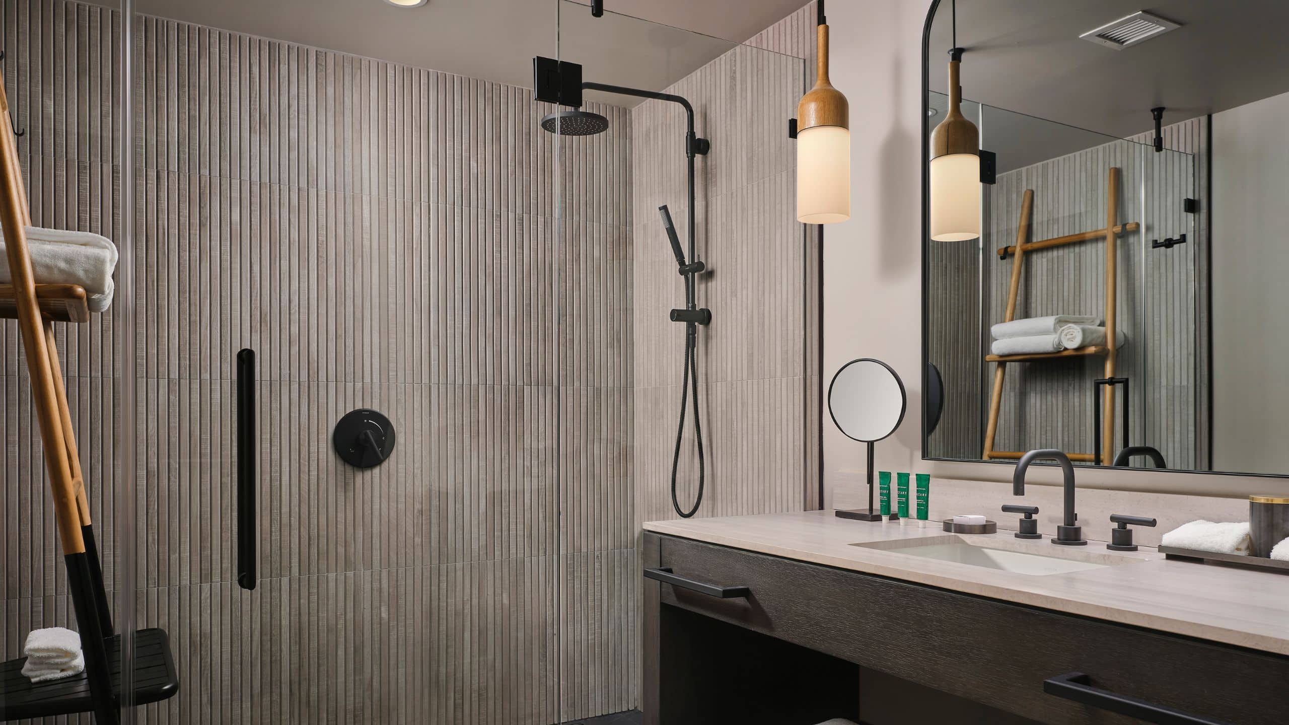 2 of 3 Alila Marea Beach Resort Encinitas Guestroom Shower