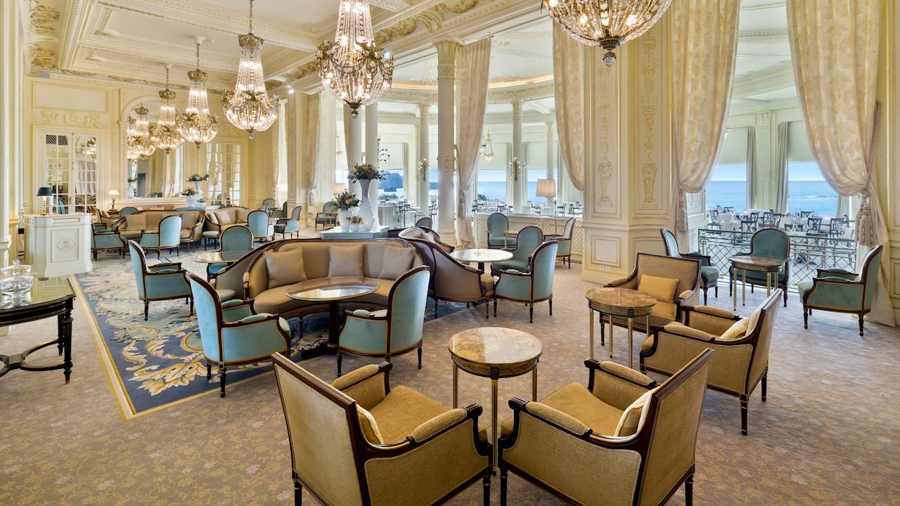 Lounge Corner Seating at Hotel du Palais Biarritz