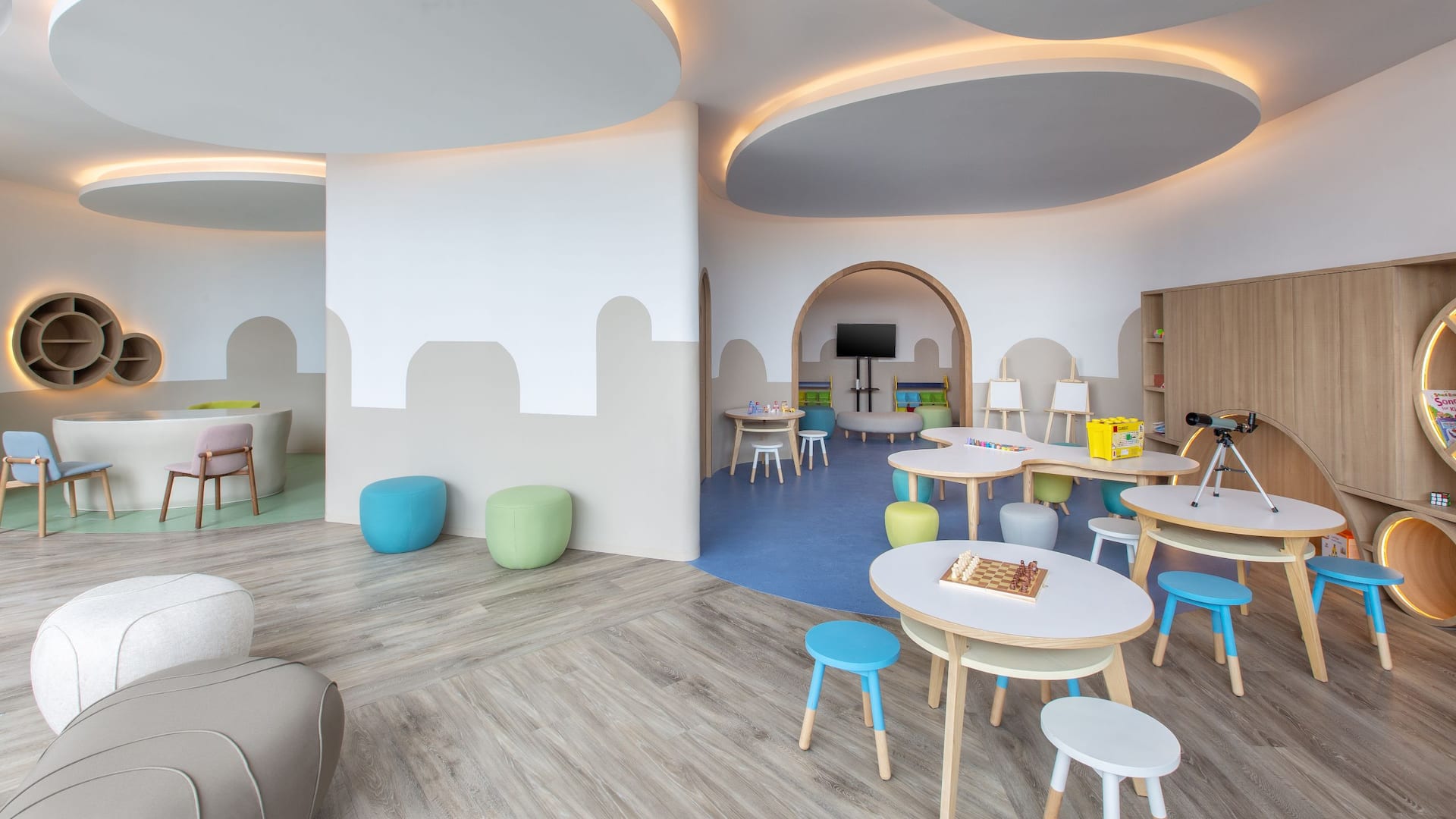 Hyatt Regency Koh Samui Kids Club Tables