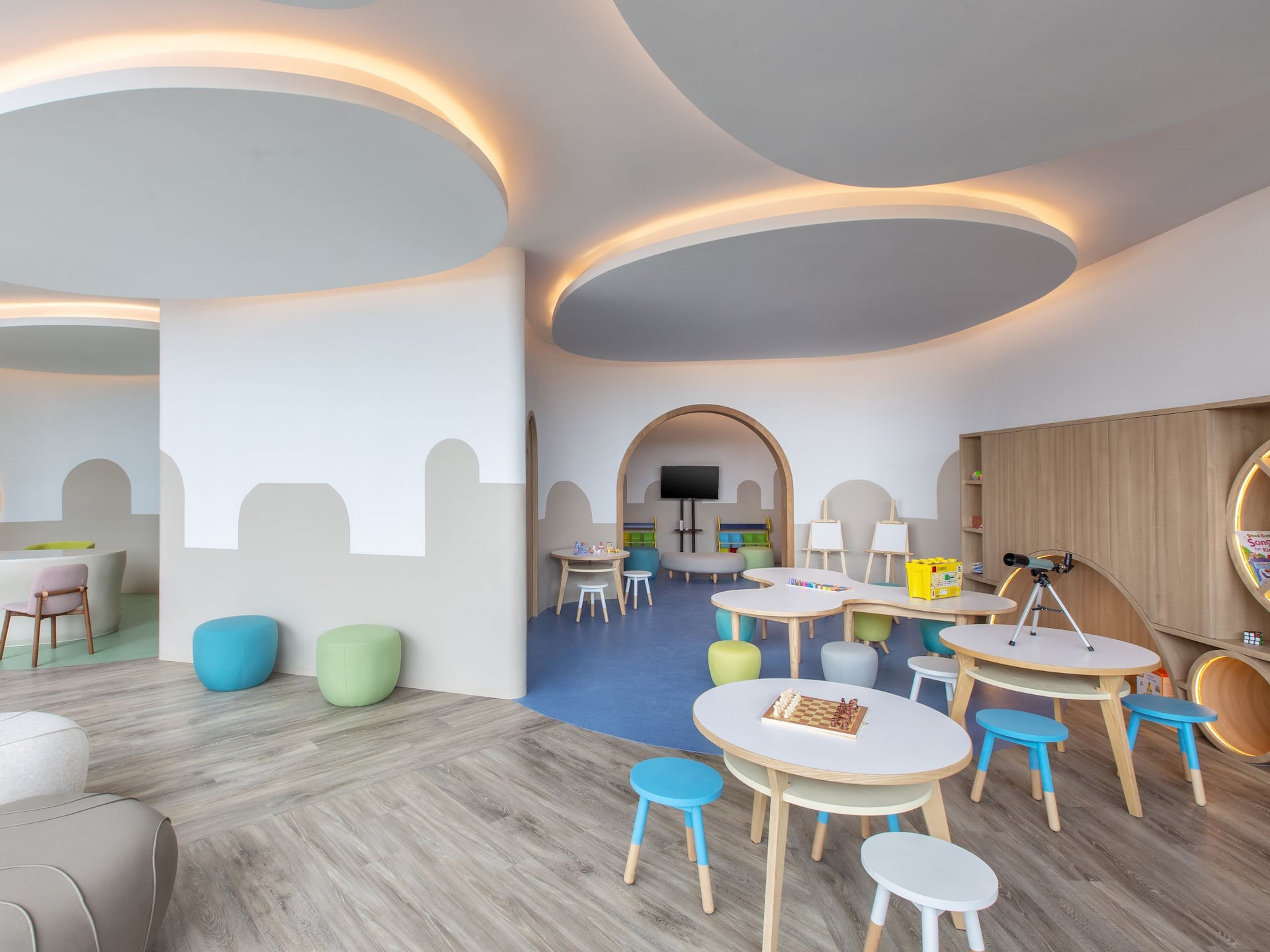 Hyatt Regency Koh Samui Kids Club Tables