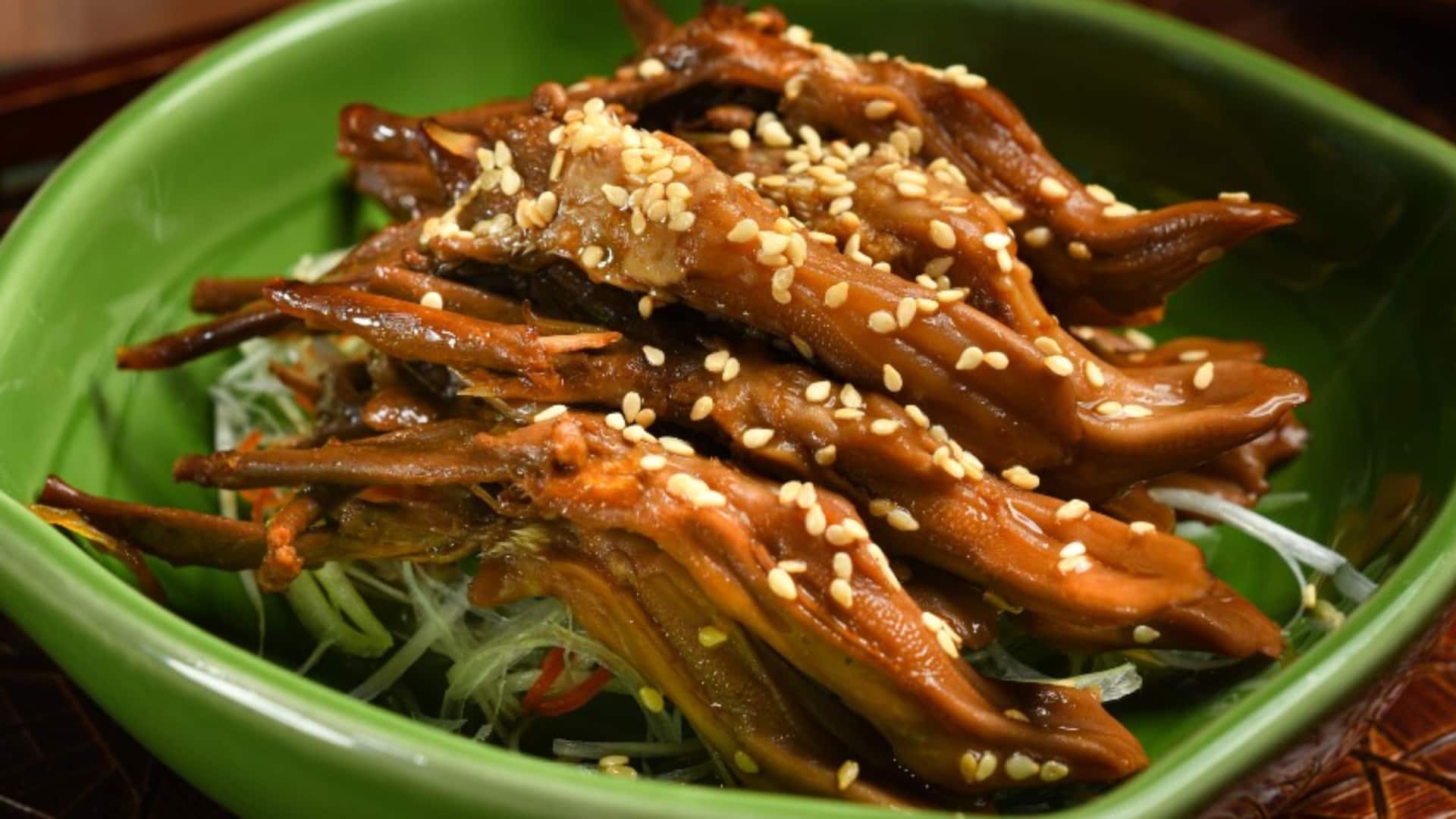 Grand Hyatt Shenzhen Pickle Duck Tongue