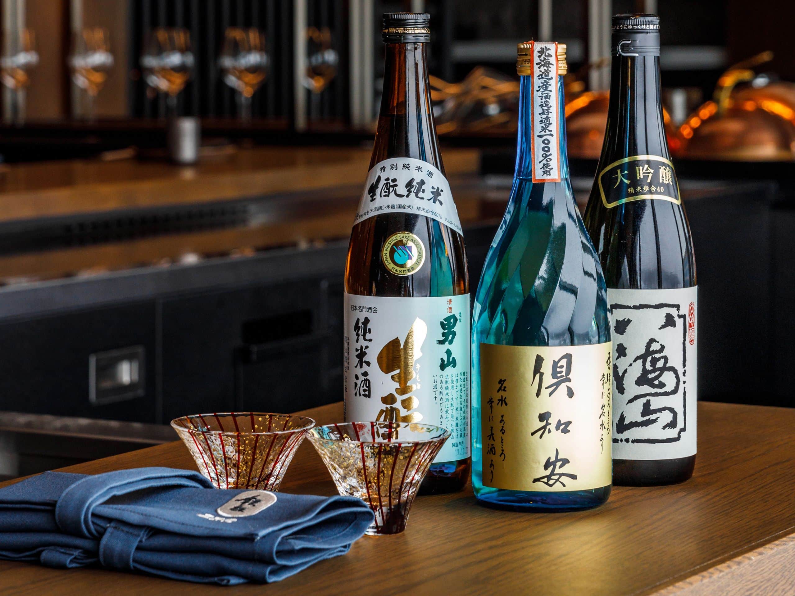 Park Hyatt Niseko Hanazono Teppan Sake Bottles