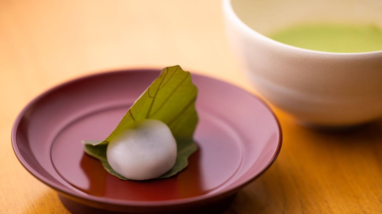 Touzan afternoon green tea sweets - Nampu Japanese Restaurant