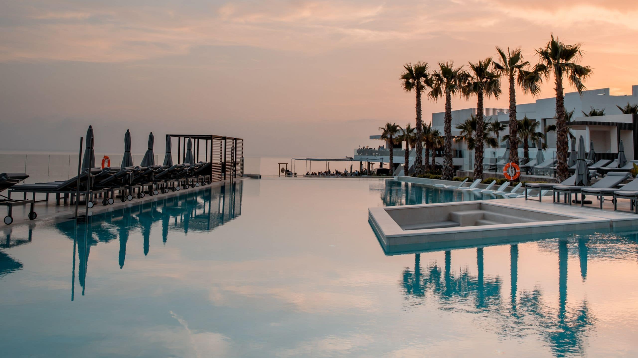 7Pines Resort Ibiza Infinity Pool Sunrise