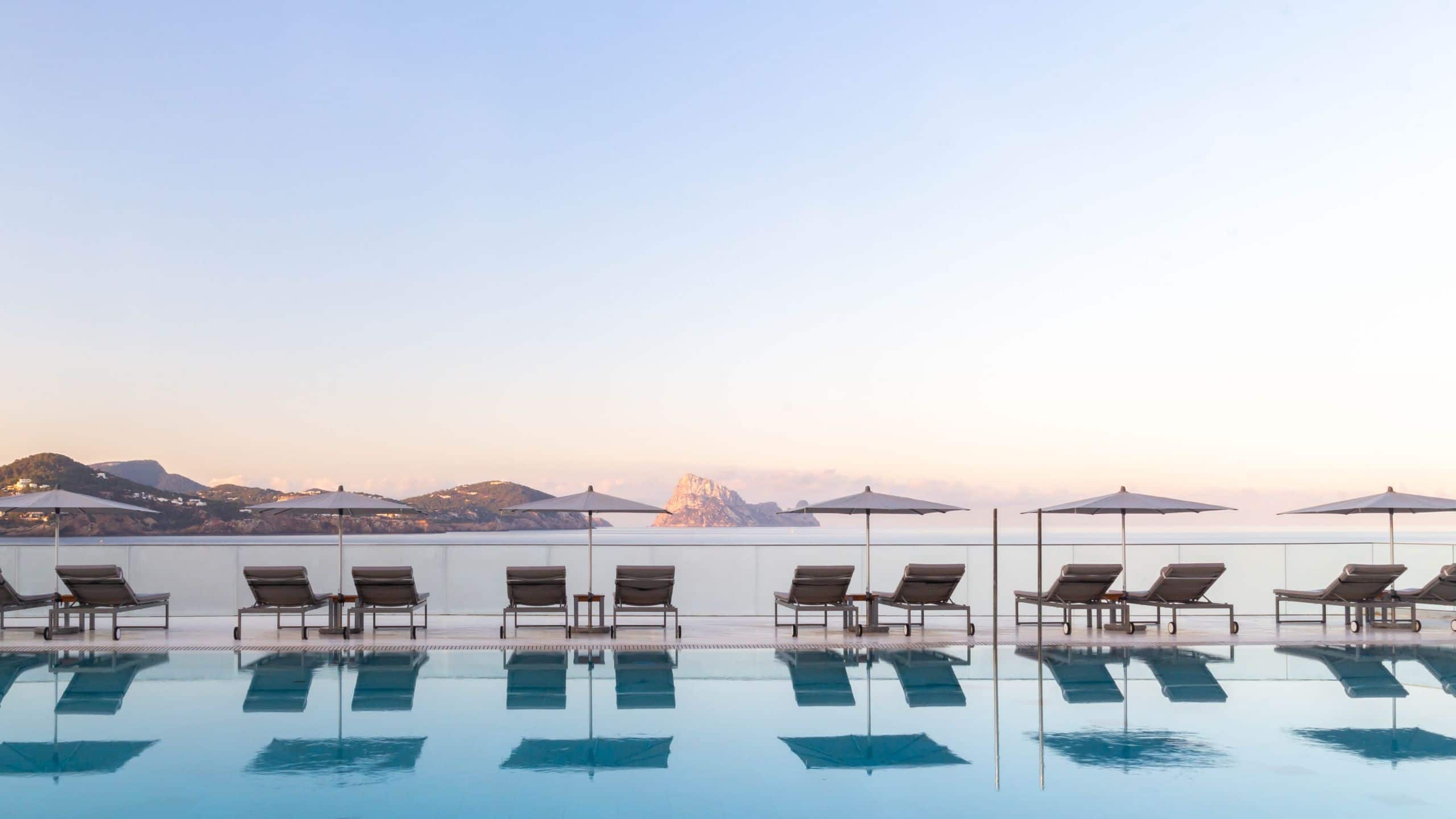 7Pines Resort Ibiza Infinity Pool Lounge