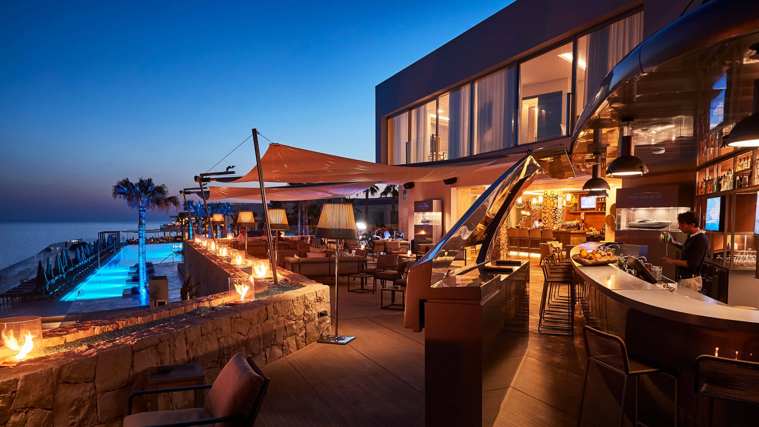 7Pines Resort Ibiza Dining Yacht Terrace