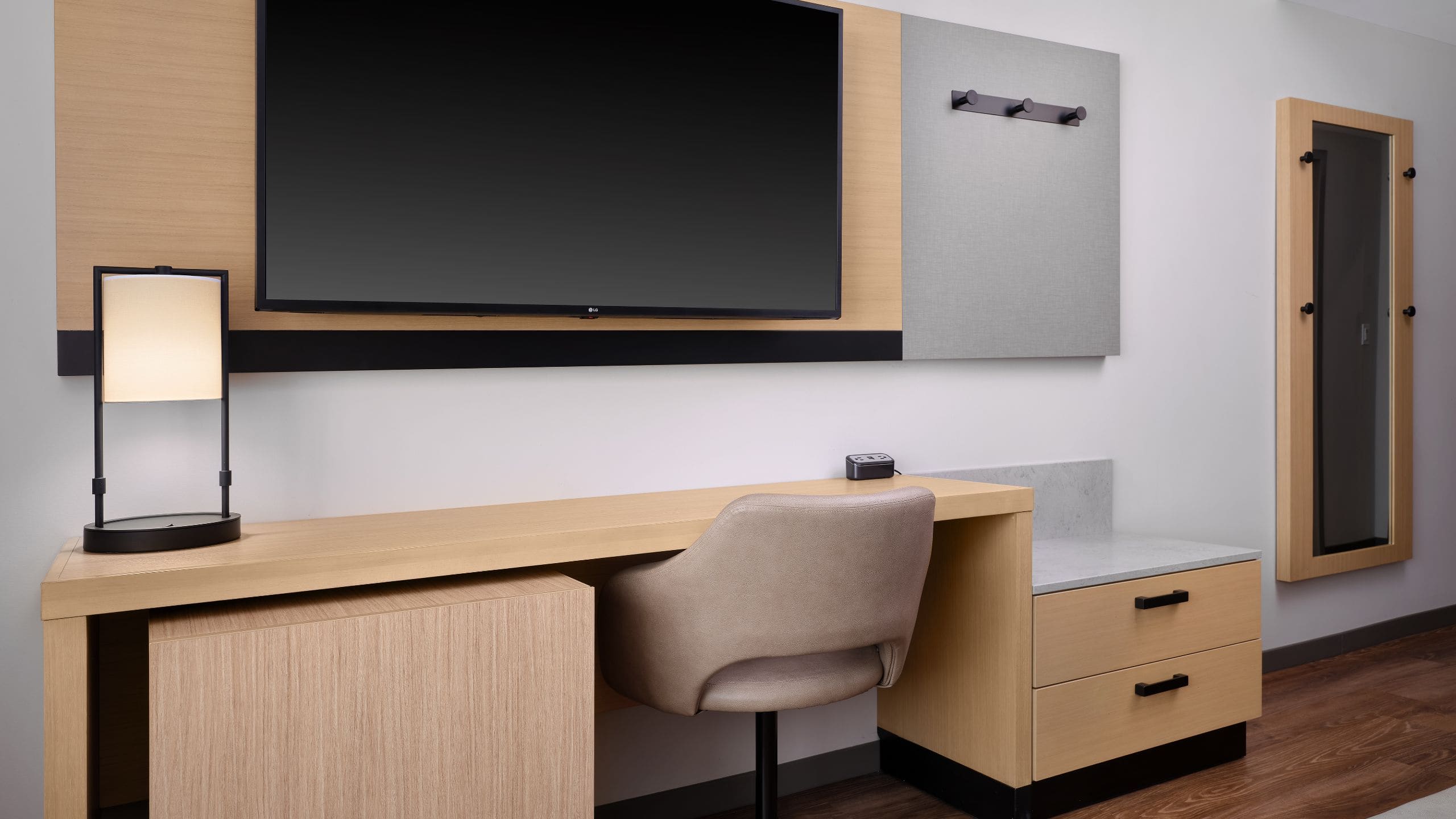 2 of 5 The Forester Hotel Guestroom Working Area