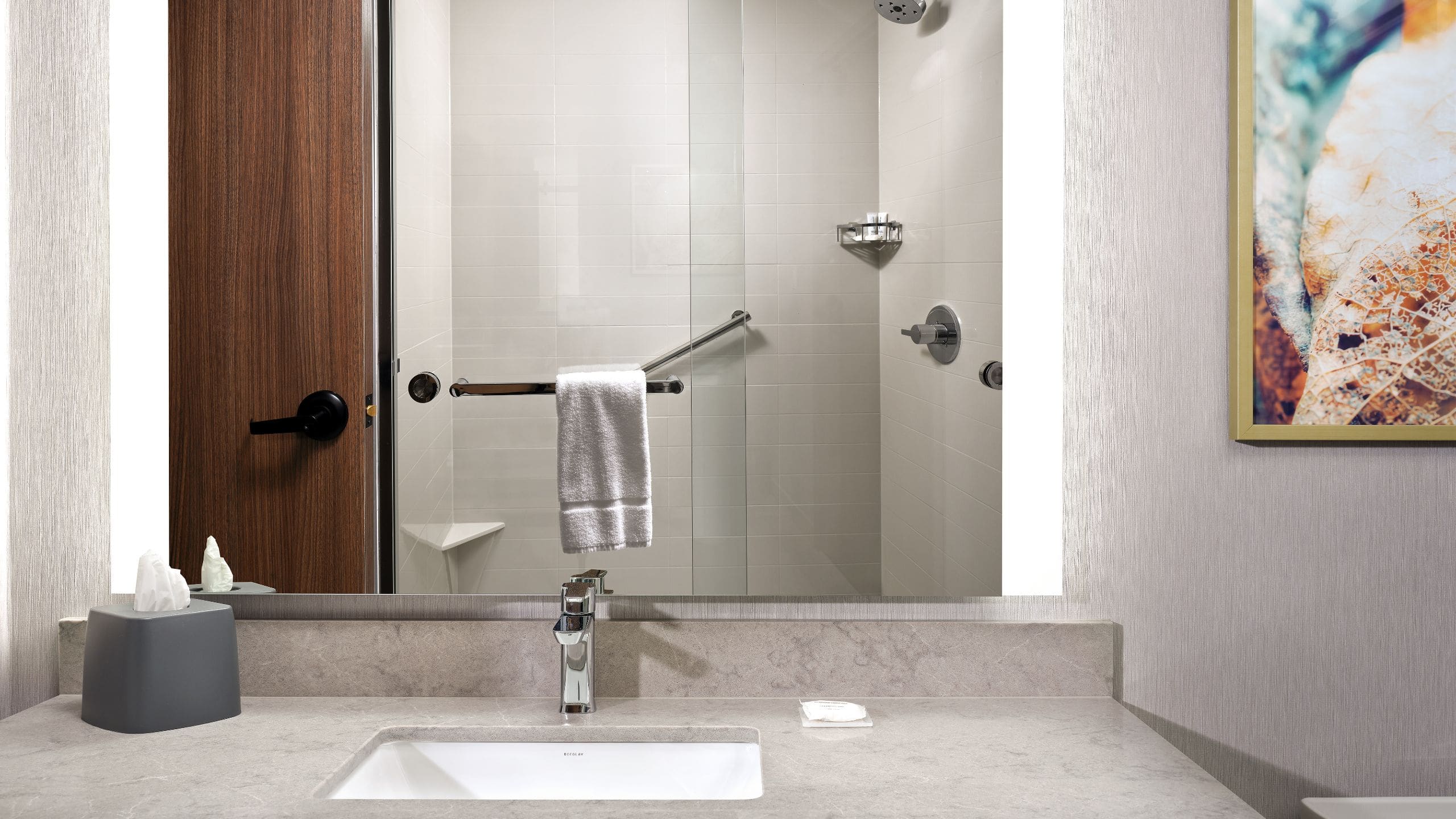 4 of 6 The Forester Hotel One Bedroom King Suite Bathroom