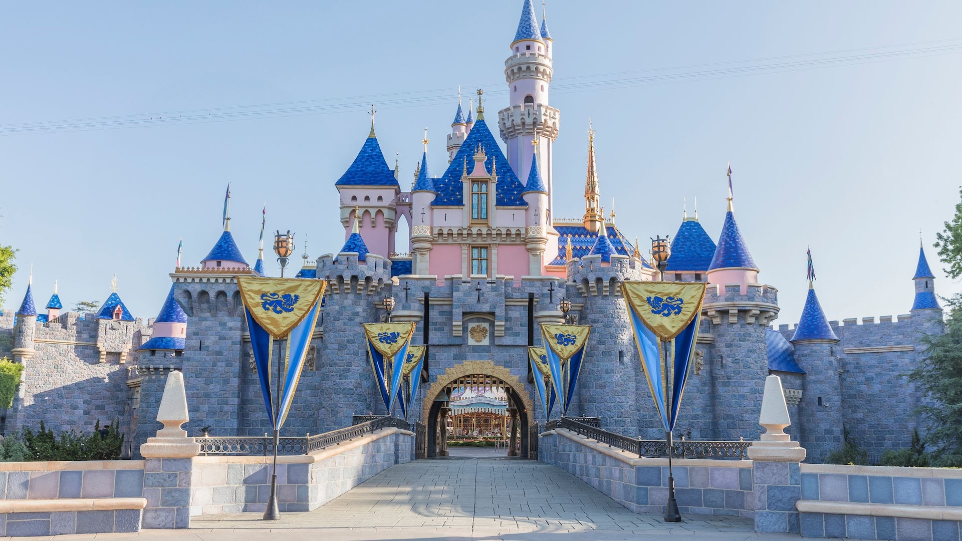 Hyatt Regency Orange County Sleeping Beauty Castle