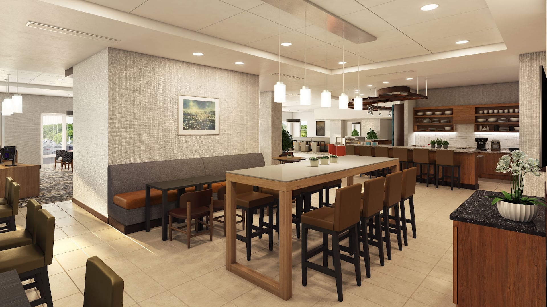Hyatt Place Boston/Braintree Dining Room Seating
