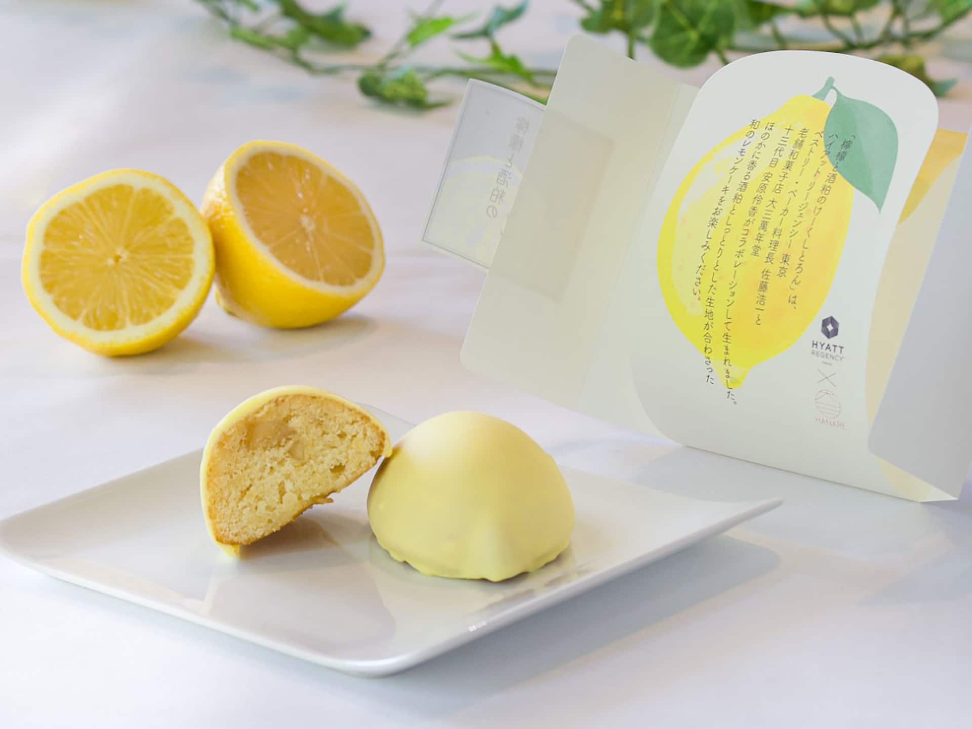 Hyatt Regency Tokyo Lemon Cake Gift Open
