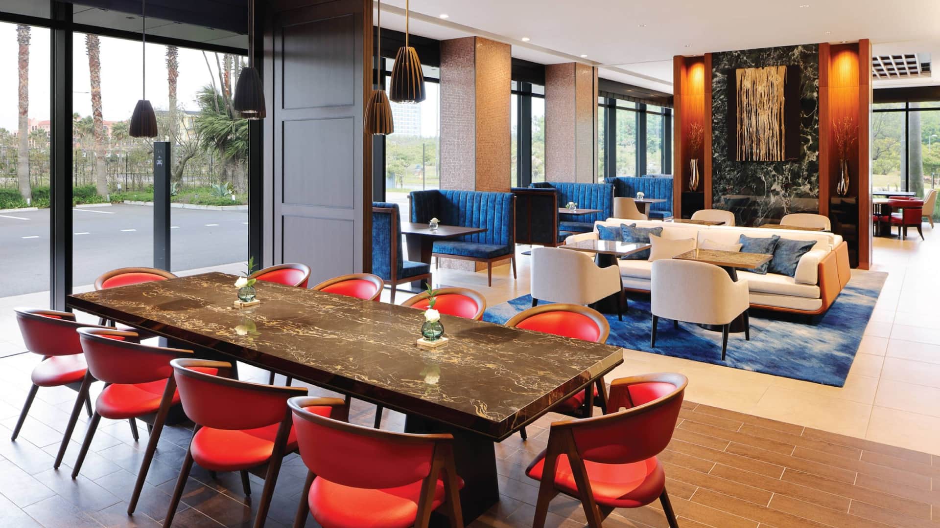 Hyatt Regency Tokyo Bay Club Lounge Table and Seating