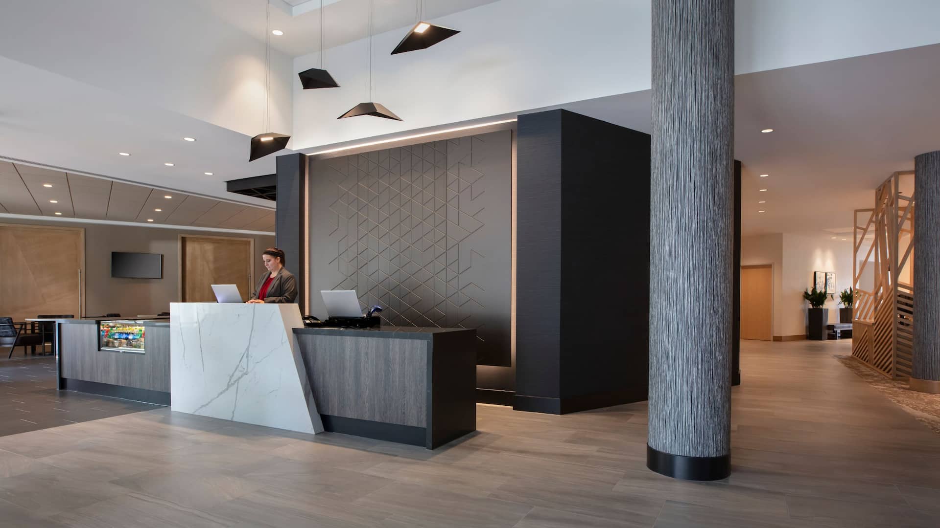 Hyatt Place Moncton / Downtown Front Desk Angle View