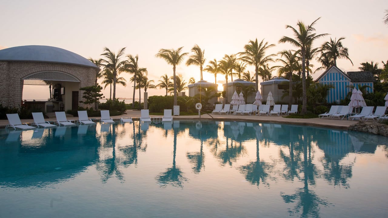 Drift Pool Sunset Reflection
