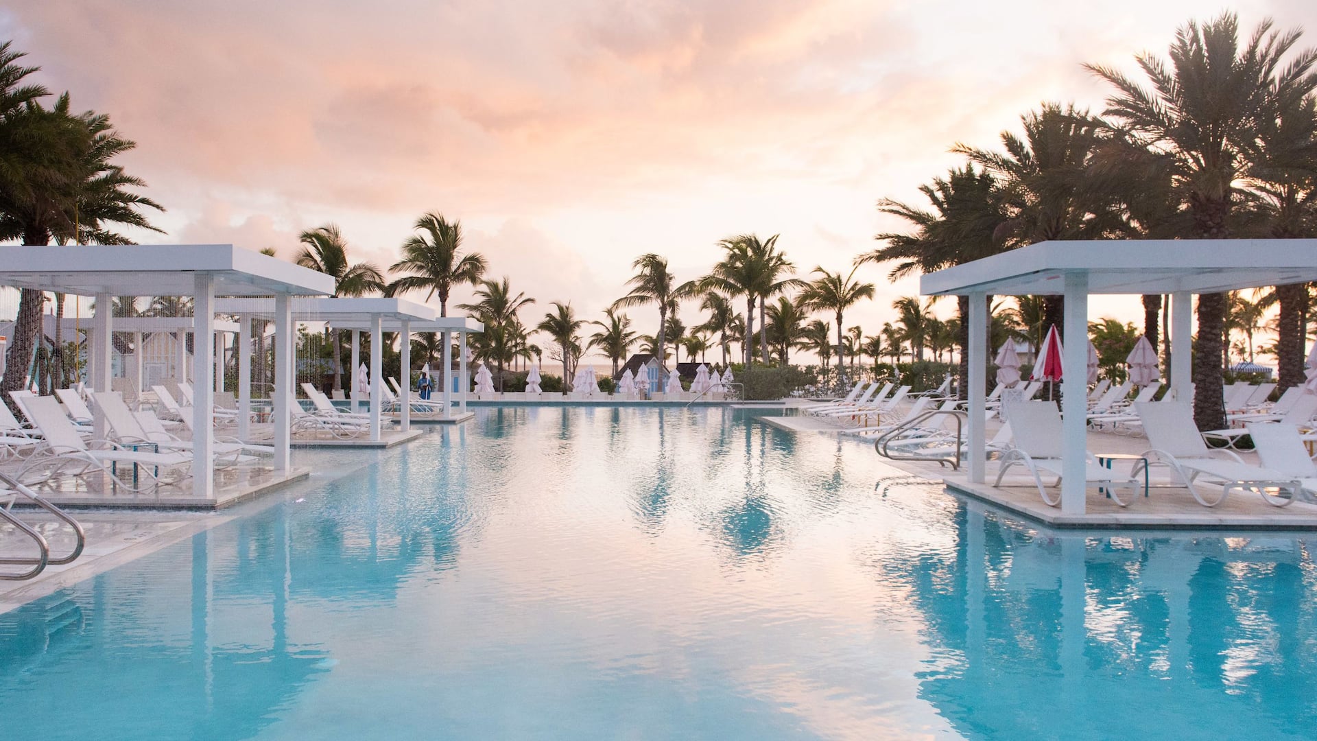 Grand Hyatt Baha Mar Drift Pool Sunset View