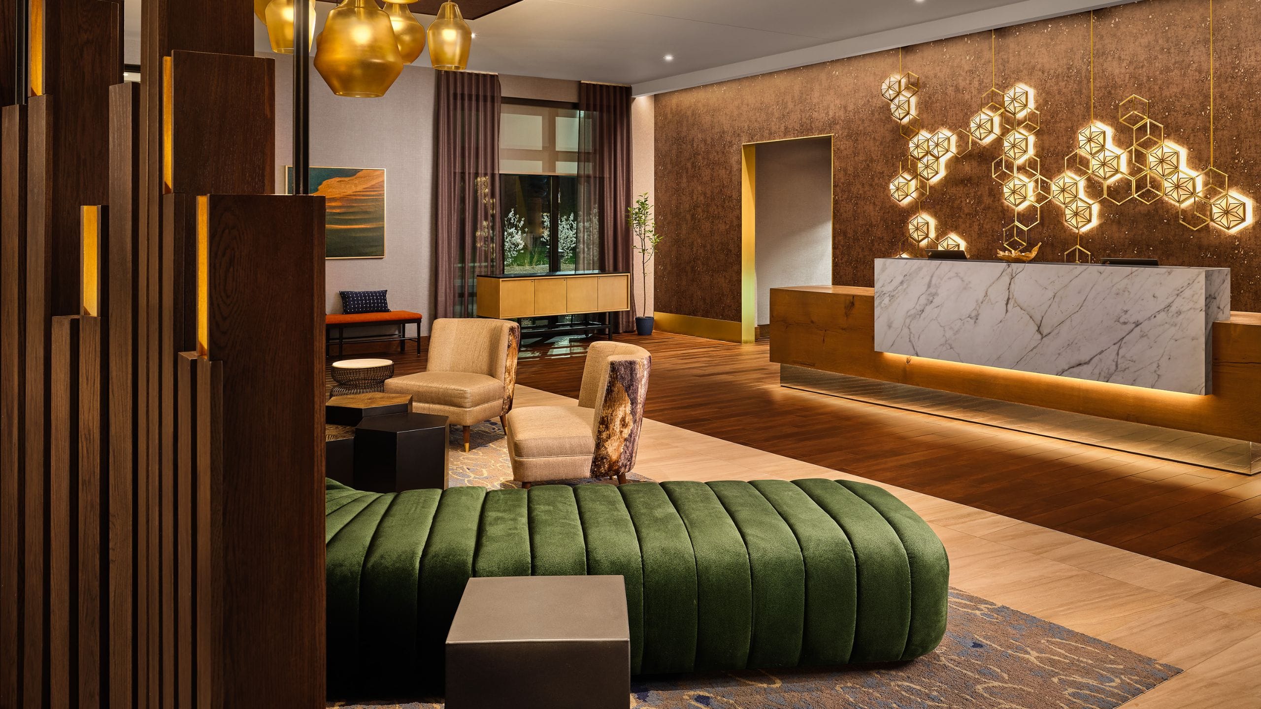 The Forester Hotel Front Desk Lobby