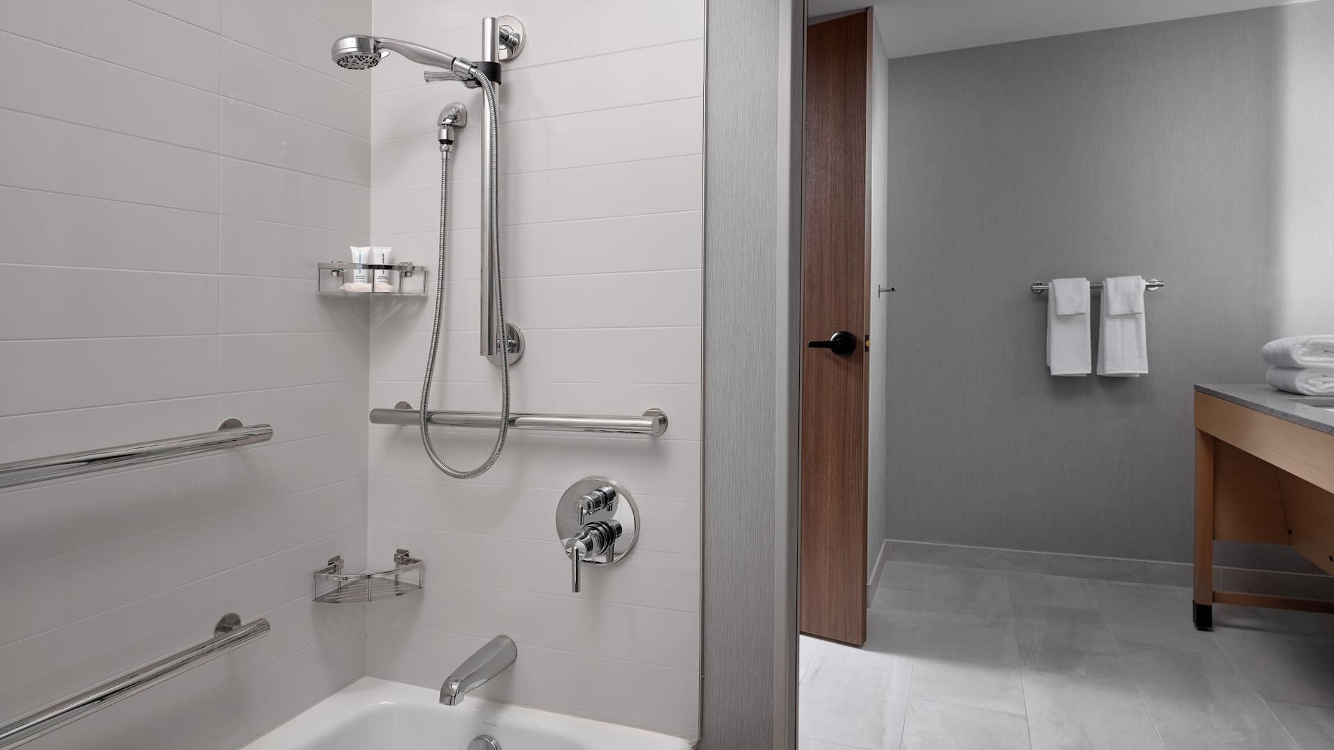 4/4 The Forester a Hyatt Place Hotel ADA Tub Bathroom